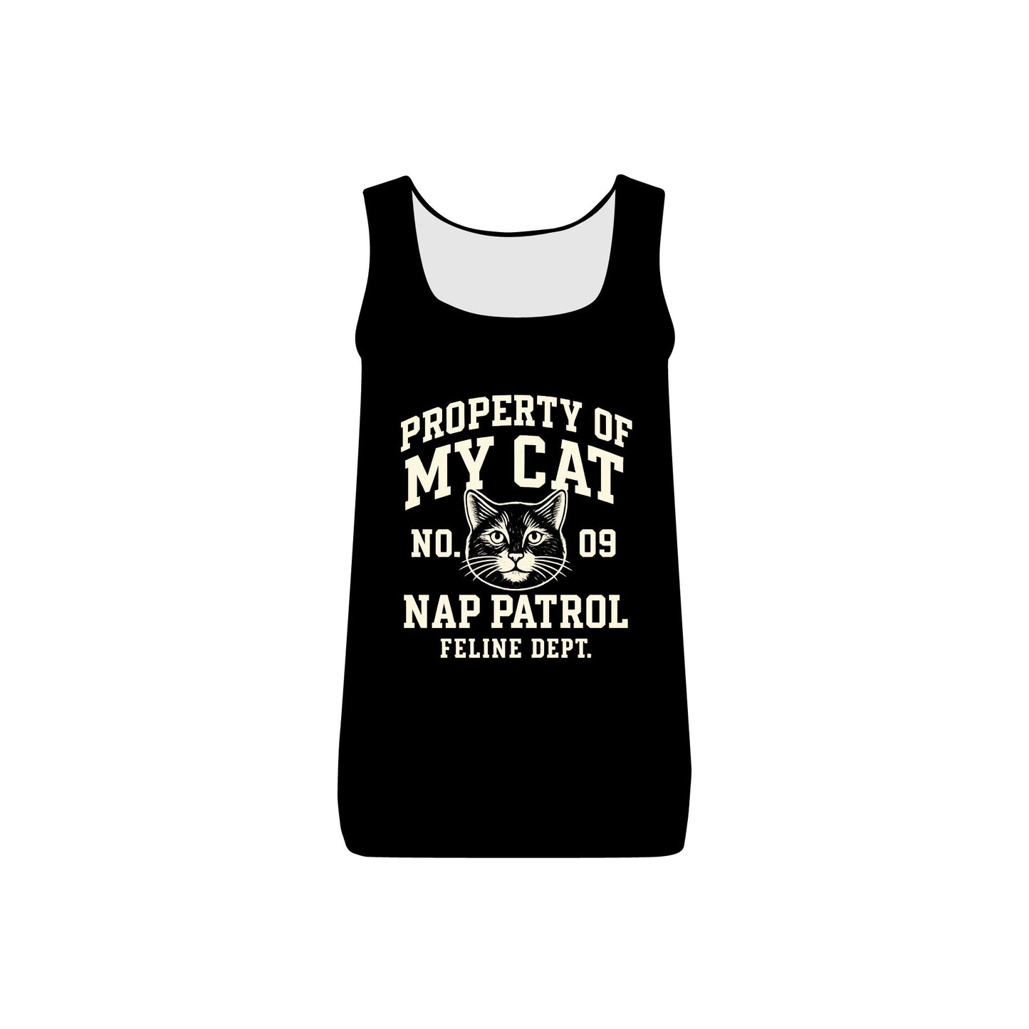 Property of My Cat Nap Patrol - Women's Micro Ribbed Tank