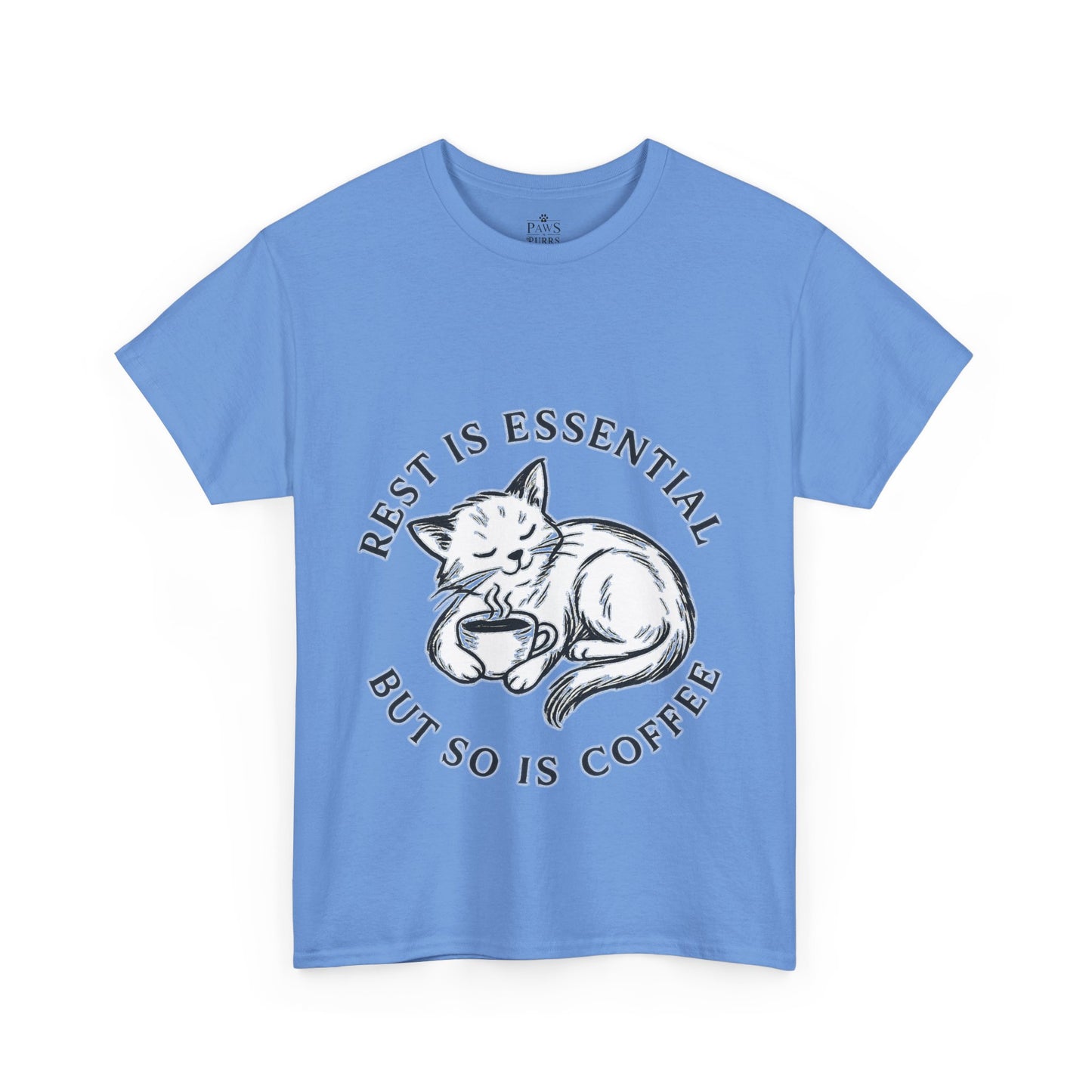 Rest Is Essential Coffee Cat - Classic Unisex T-Shirt
