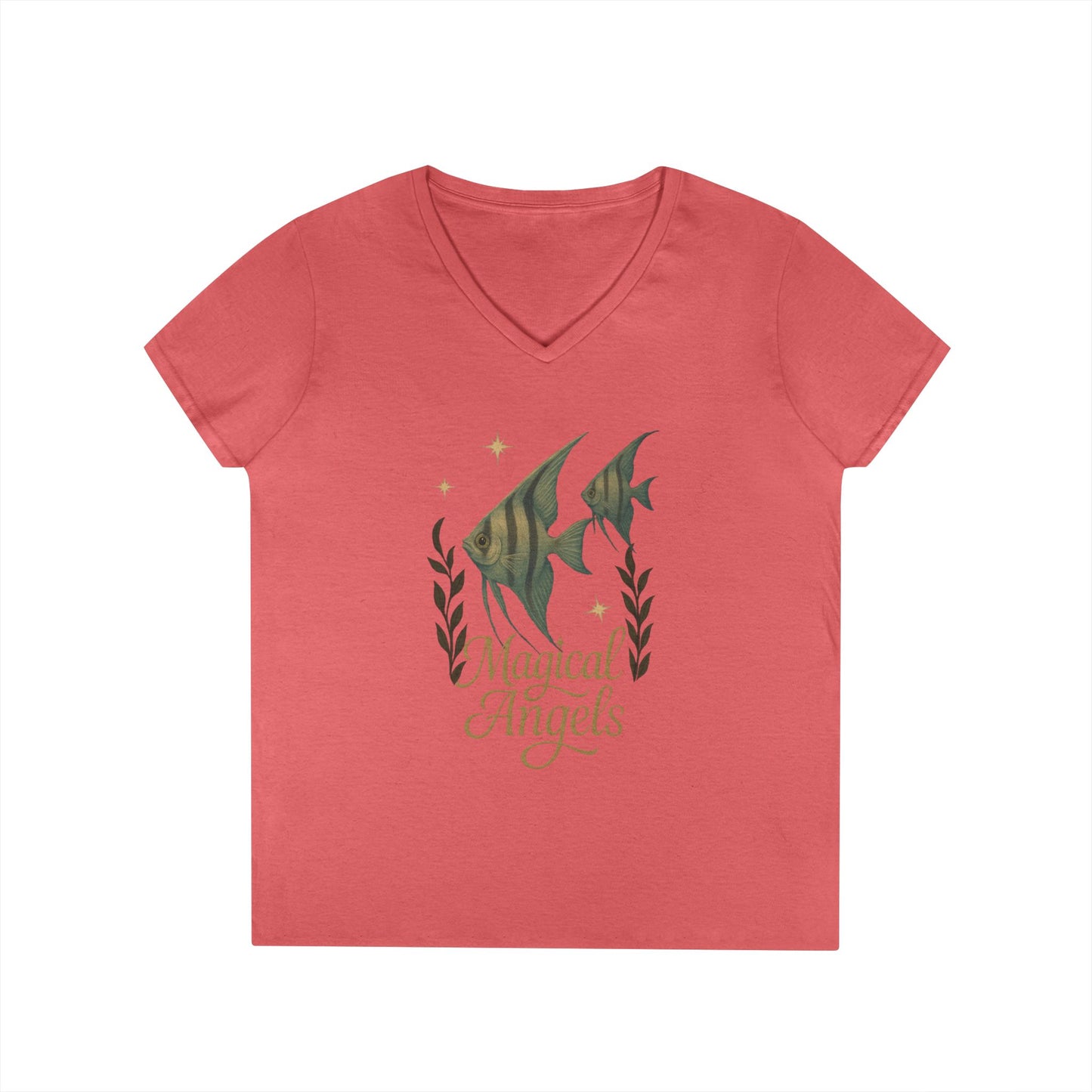 Magical Angels - Women's V-Neck T-Shirt