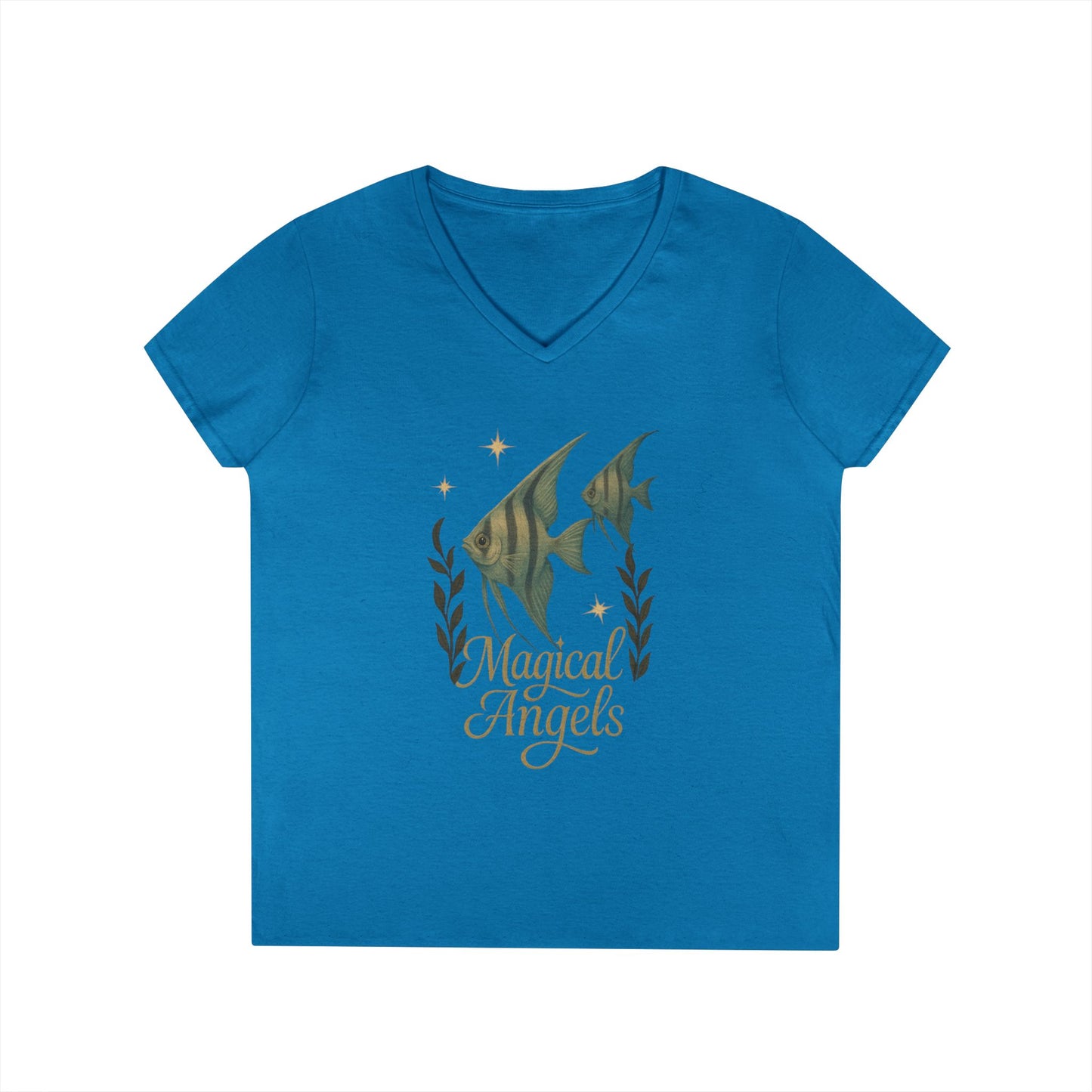Magical Angels - Women's V-Neck T-Shirt