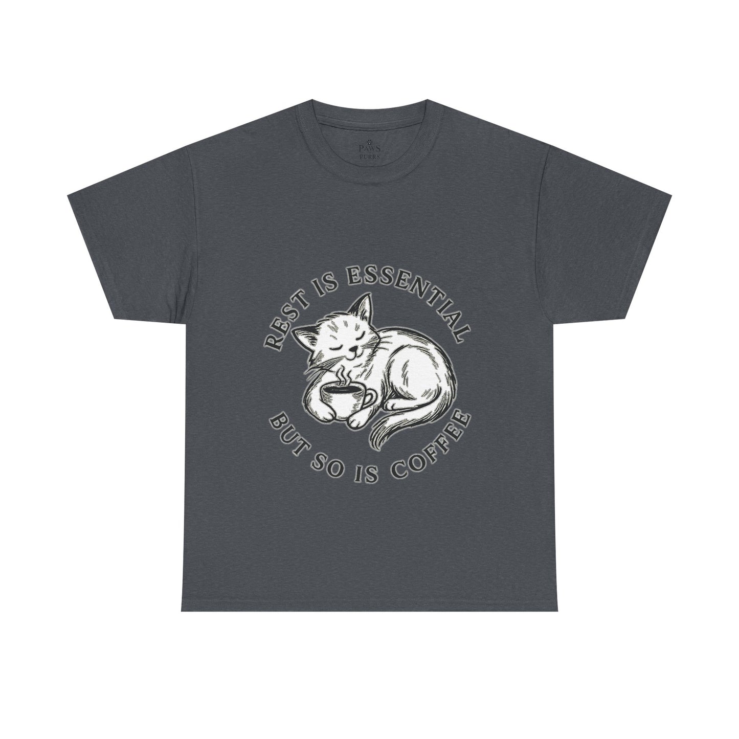 Rest Is Essential Coffee Cat - Classic Unisex T-Shirt