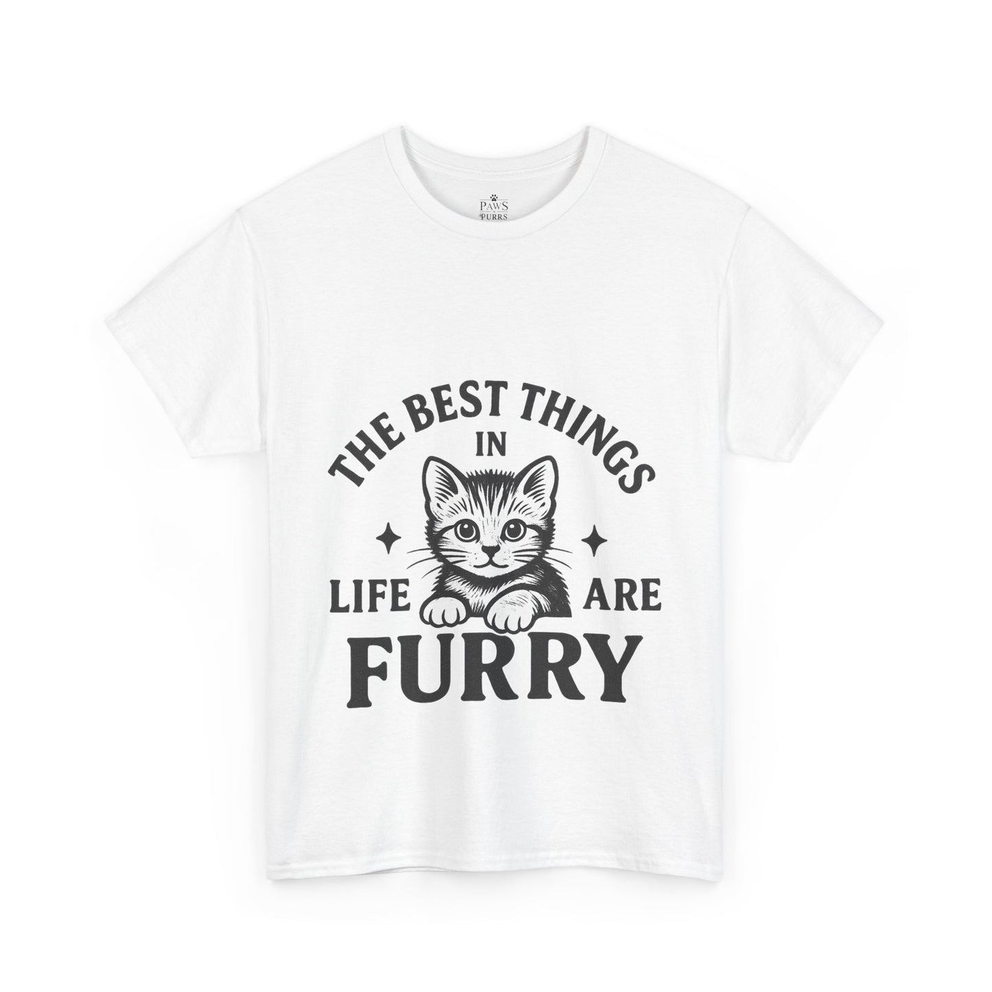 The Best Things in Life are Furry - Classic Cat Unisex T-Shirt
