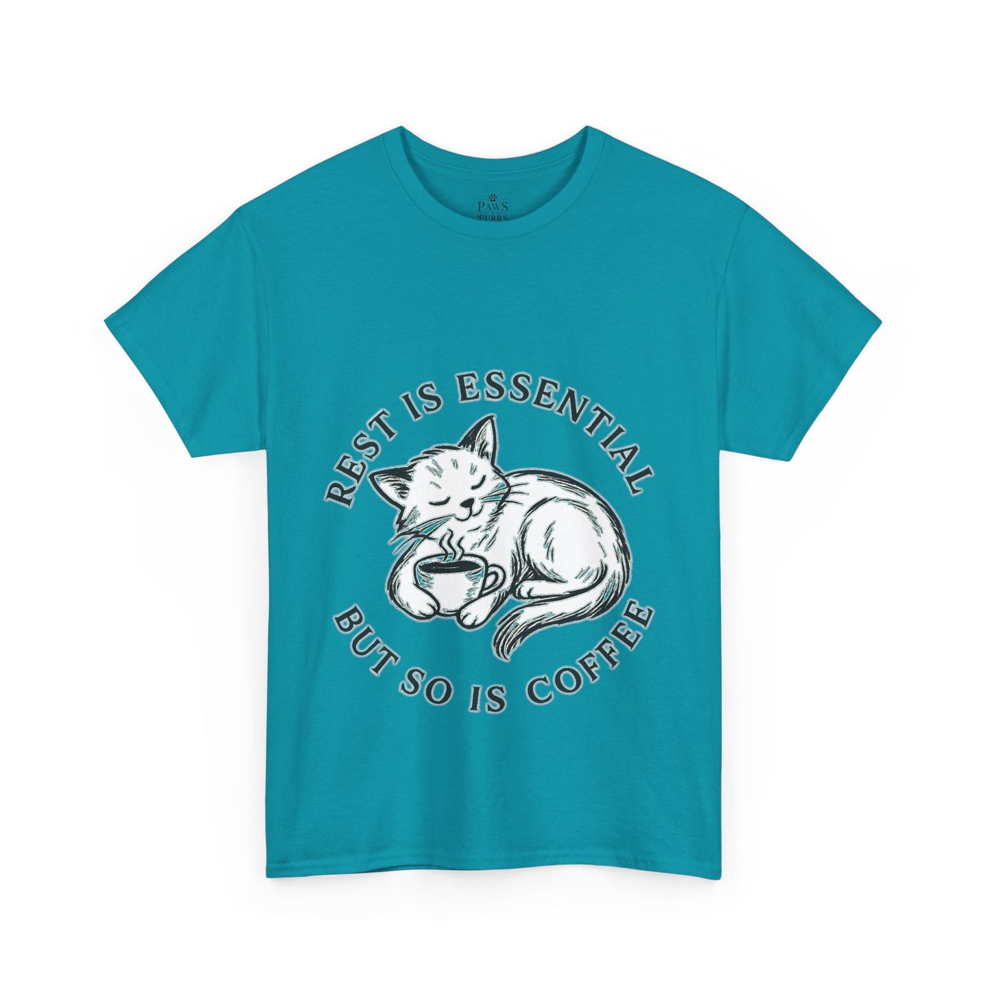 Rest Is Essential Coffee Cat - Classic Unisex T-Shirt