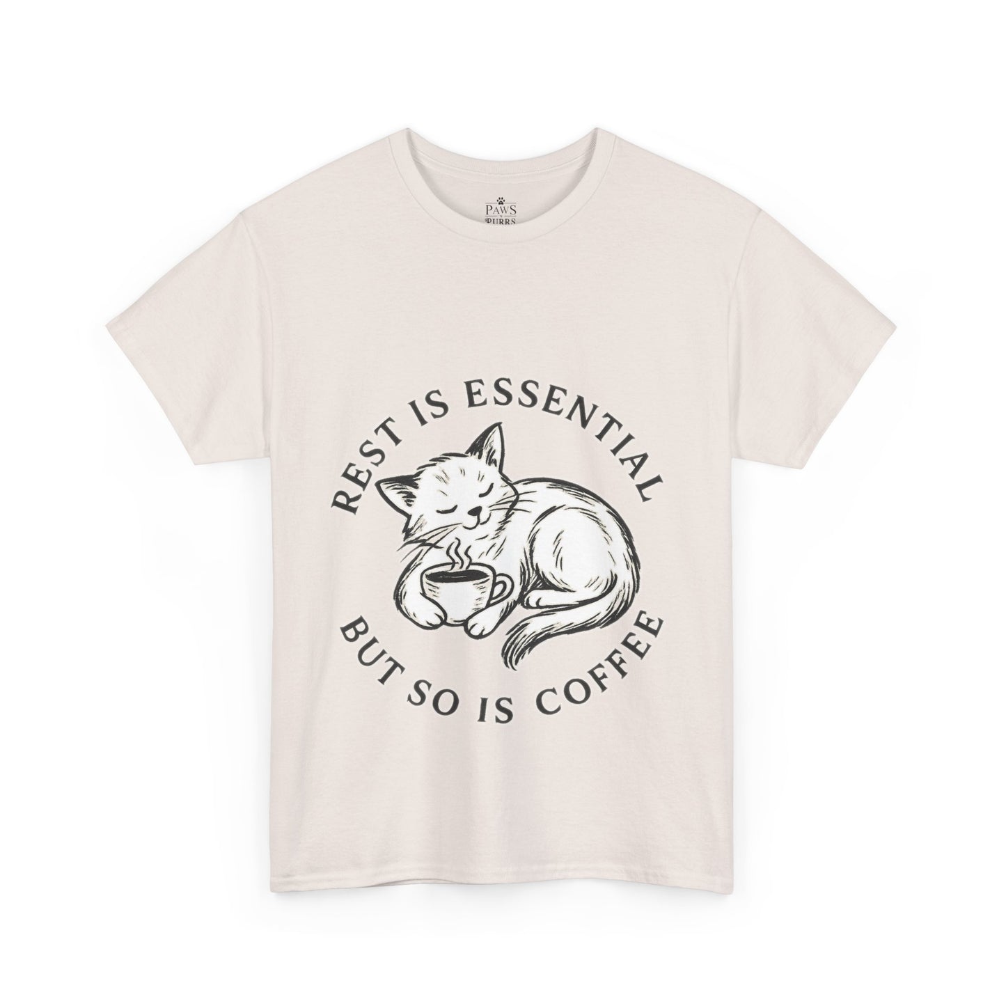 Rest Is Essential Coffee Cat - Classic Unisex T-Shirt