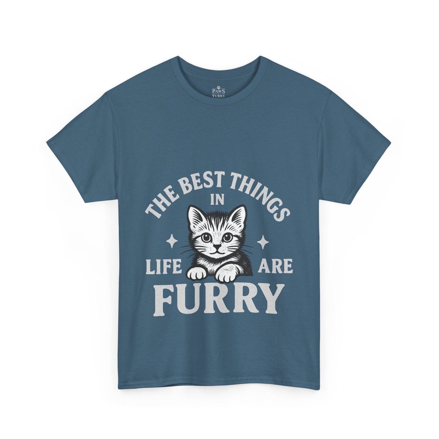 The Best Things in Life are Furry - Classic Cat Unisex T-Shirt