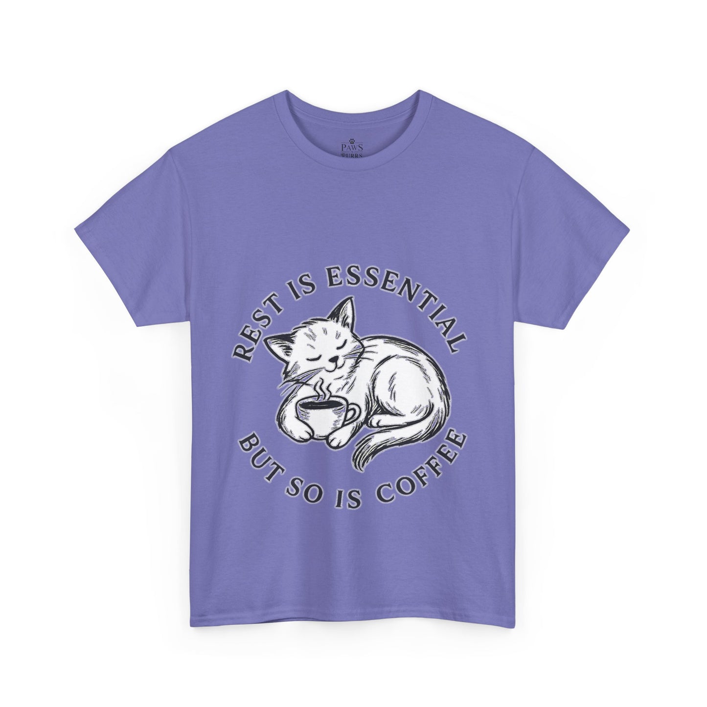 Rest Is Essential Coffee Cat - Classic Unisex T-Shirt