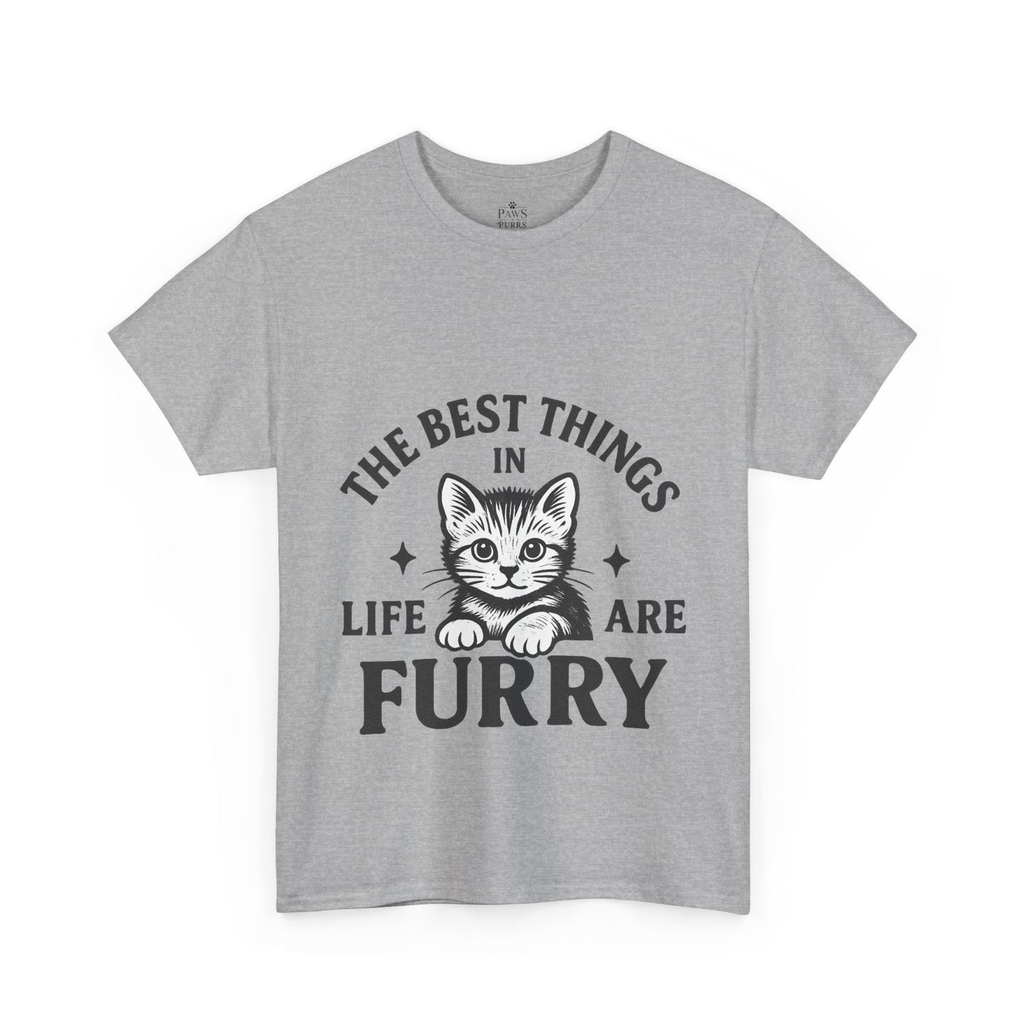 The Best Things in Life are Furry - Classic Cat Unisex T-Shirt
