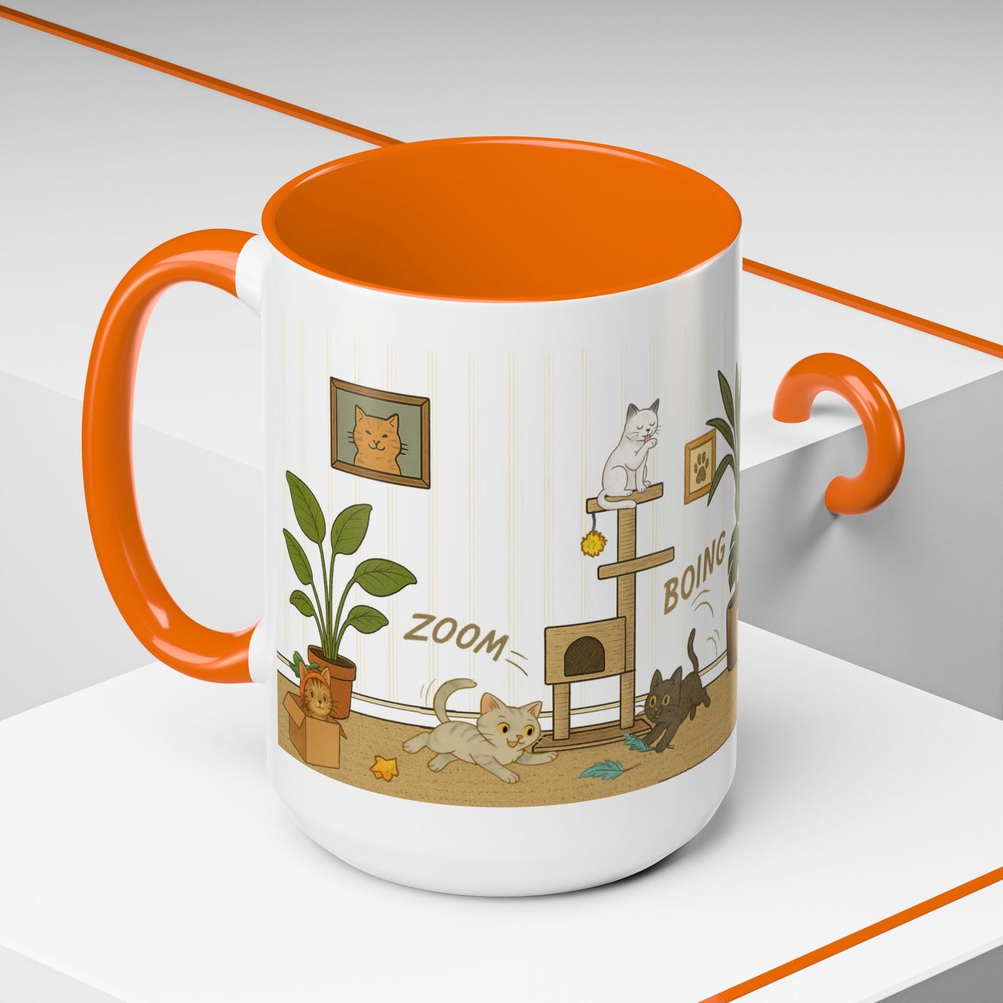 Cat House Zoomies – Cat Lovers Accent Mug