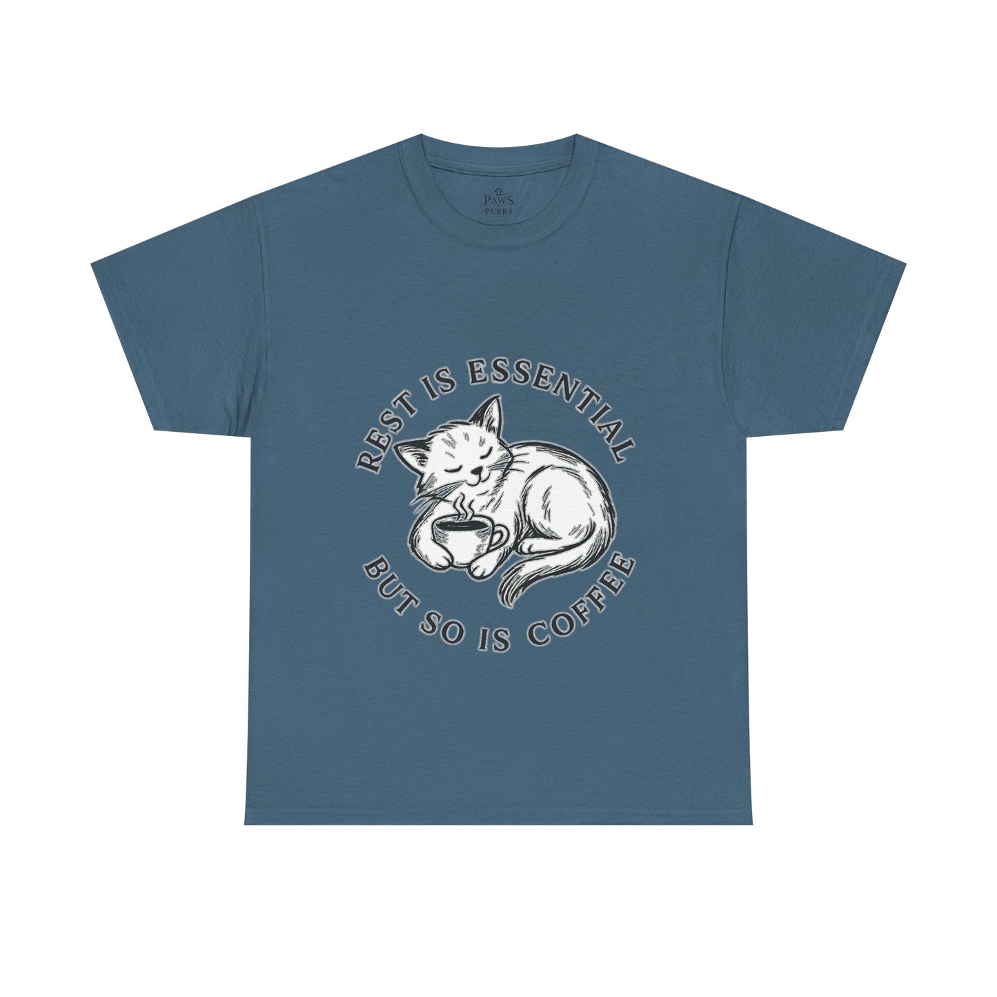 Rest Is Essential Coffee Cat - Classic Unisex T-Shirt