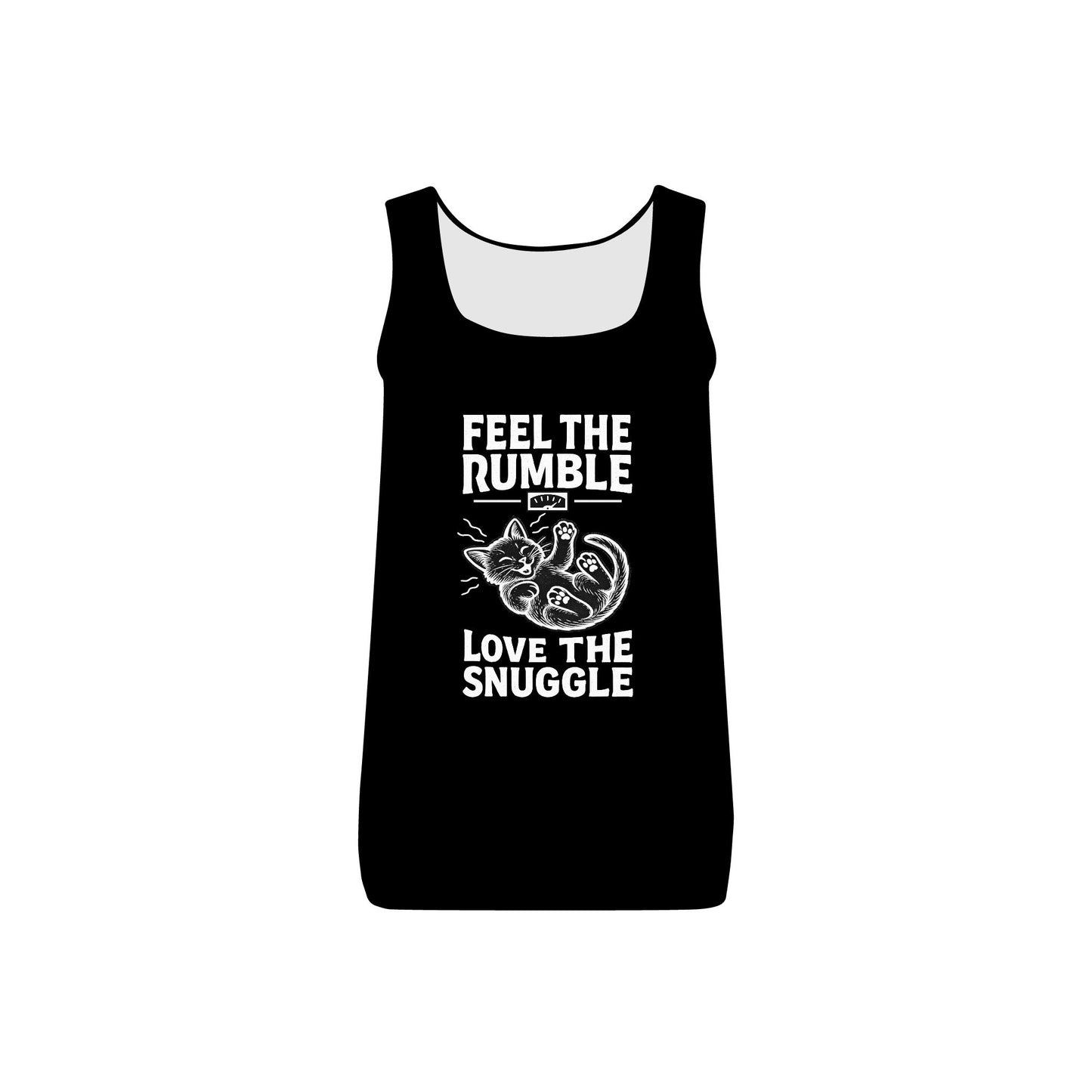 Feel the Rumble, Love the Snuggle - Women's Micro Ribbed Tank