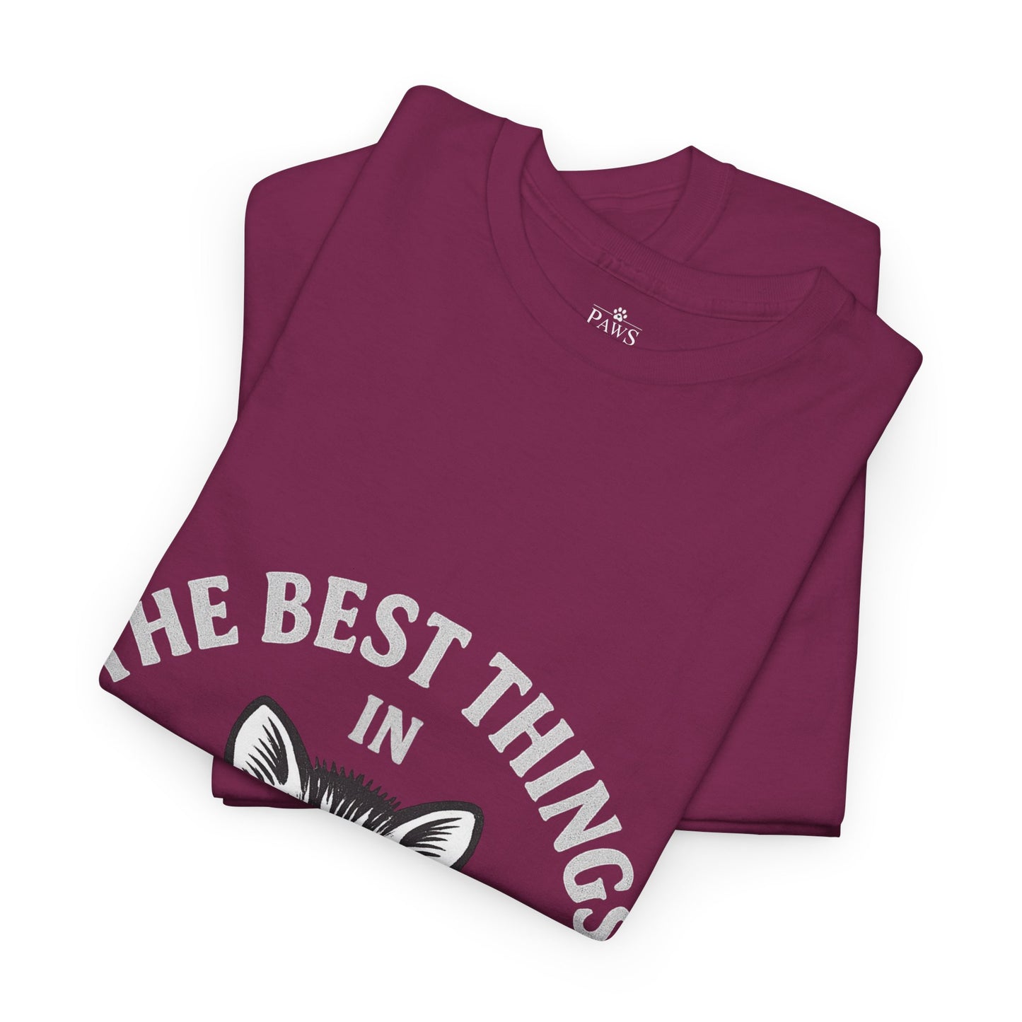 The Best Things in Life are Furry - Classic Cat Unisex T-Shirt