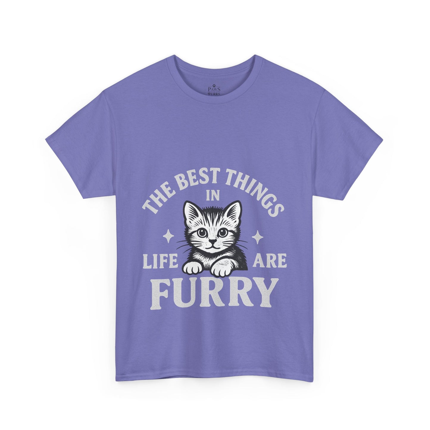 The Best Things in Life are Furry - Classic Cat Unisex T-Shirt
