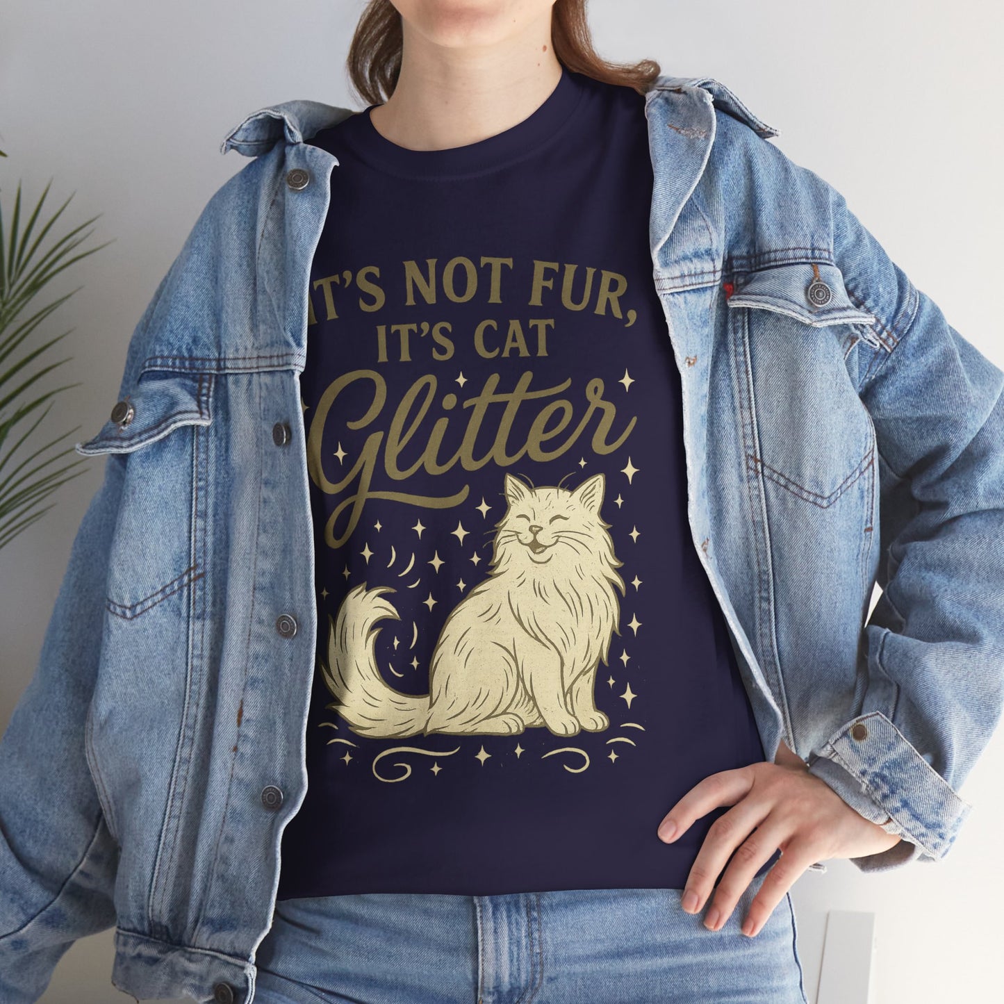 It's Not Fur, It's Cat Glitter - Classic Unisex T-Shirt