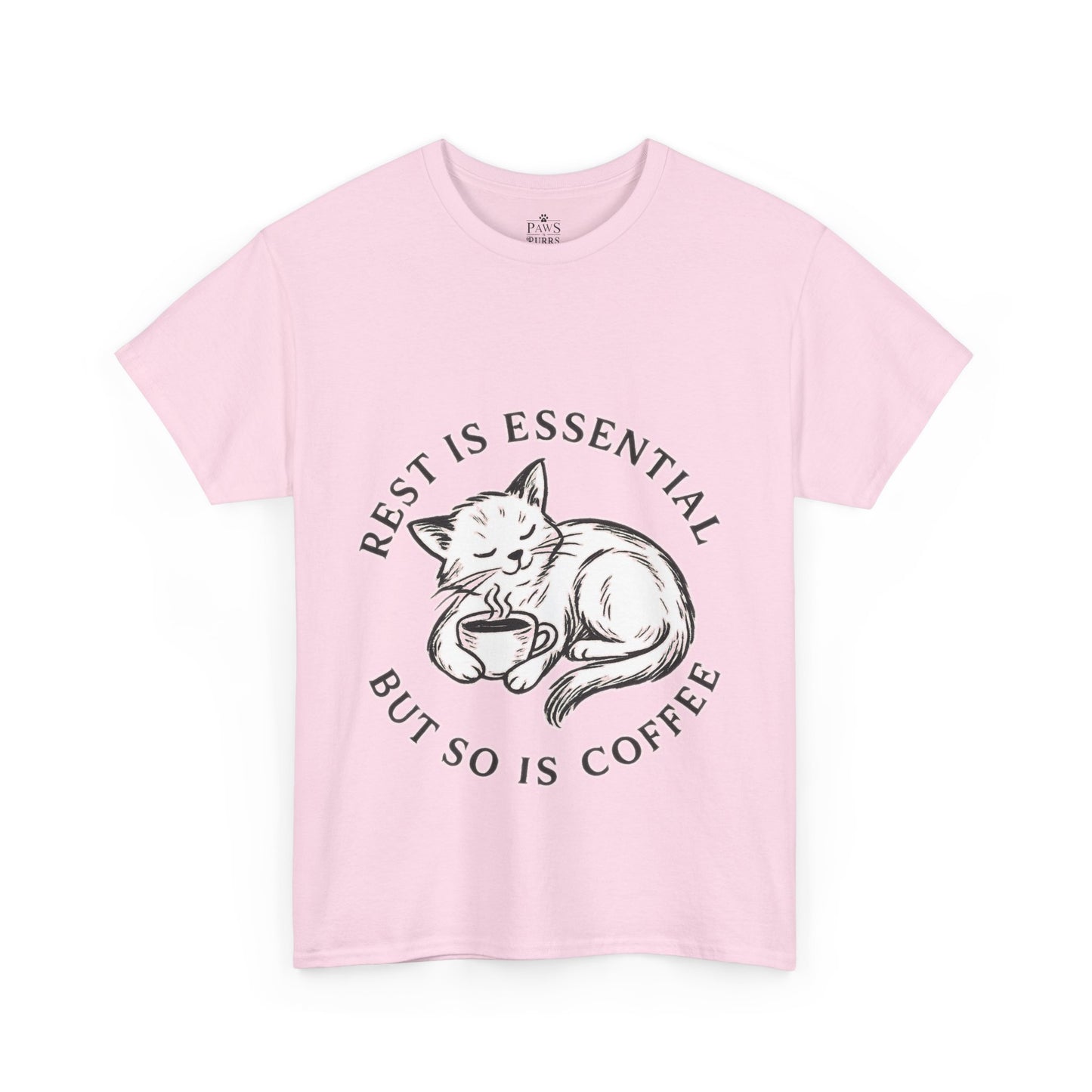 Rest Is Essential Coffee Cat - Classic Unisex T-Shirt