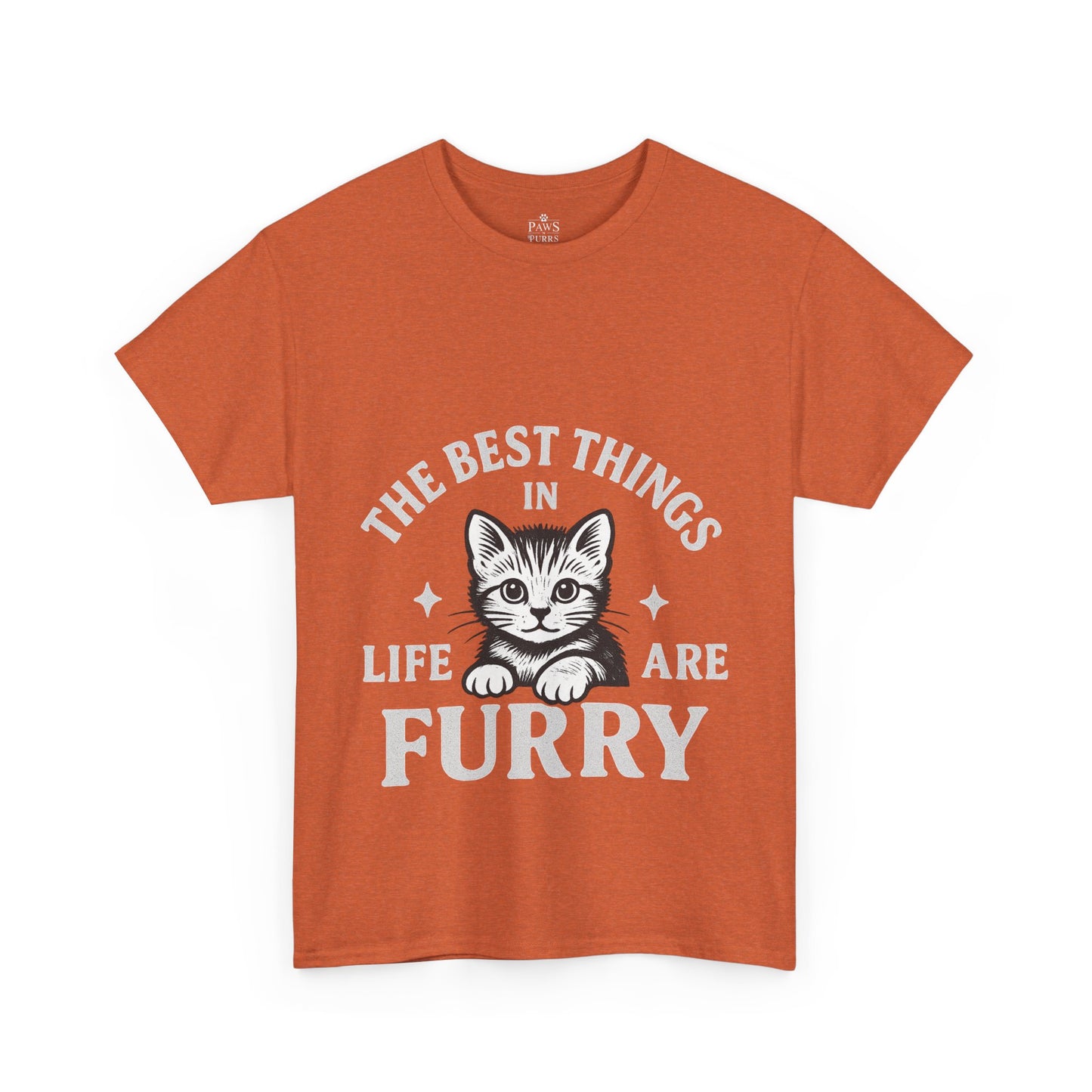 The Best Things in Life are Furry - Classic Cat Unisex T-Shirt