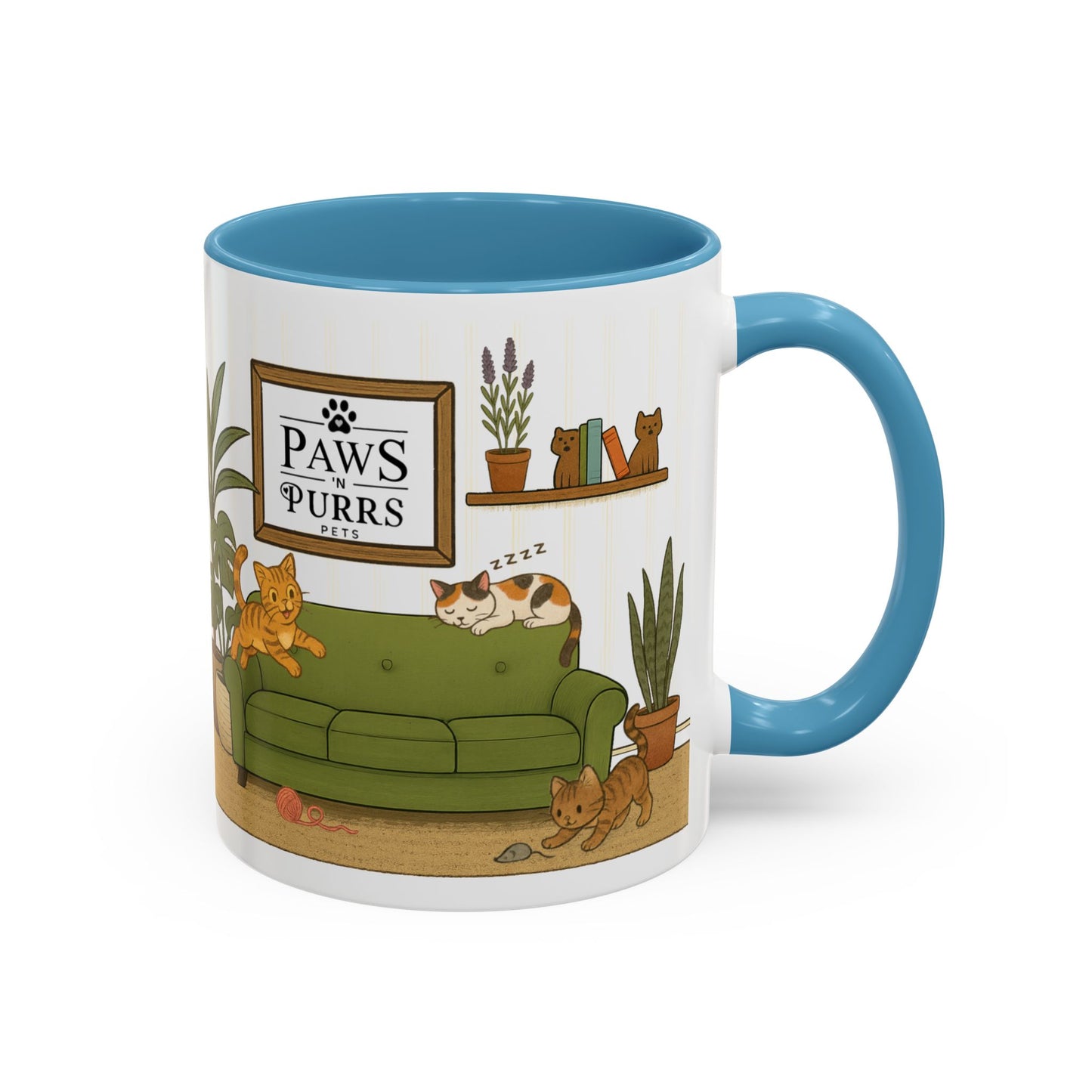 Cat House Zoomies – Cat Lovers Accent Mug