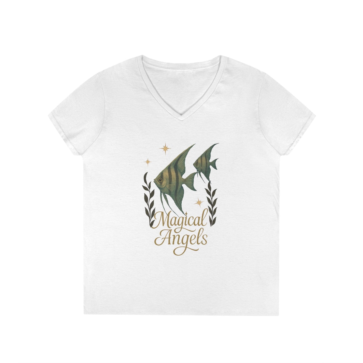 Magical Angels - Women's V-Neck T-Shirt