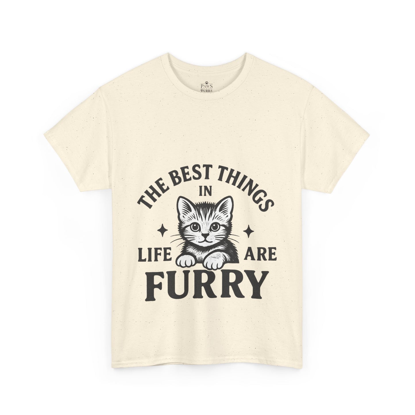 The Best Things in Life are Furry - Classic Cat Unisex T-Shirt