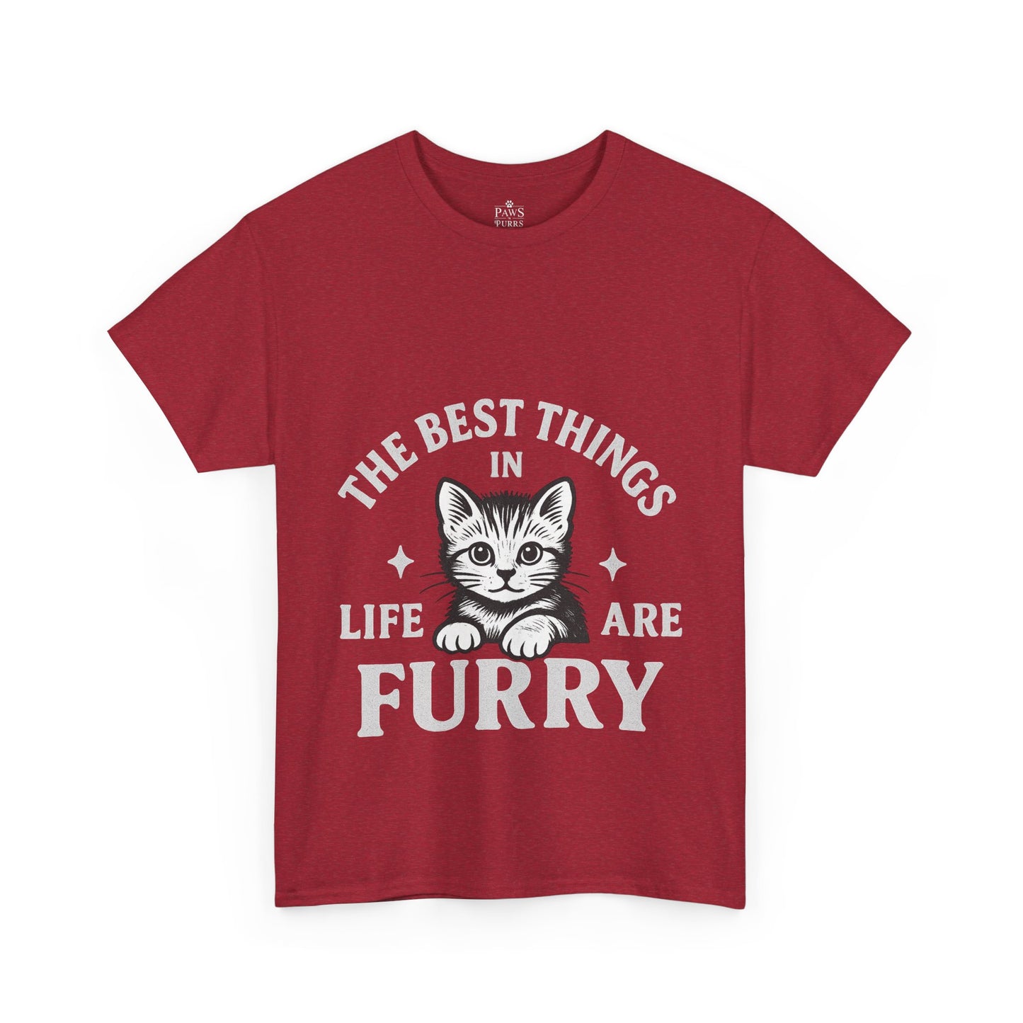 The Best Things in Life are Furry - Classic Cat Unisex T-Shirt
