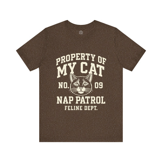 Property of My Cat Nap Patrol - Soft Unisex T-Shirt