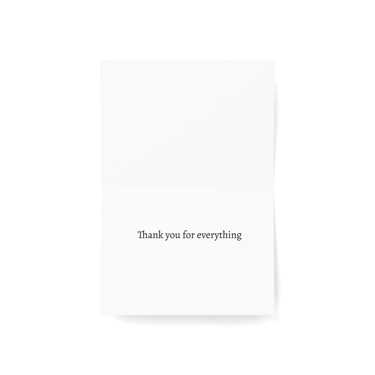 My Best Friend: Thank You – Cat Art Greeting Card