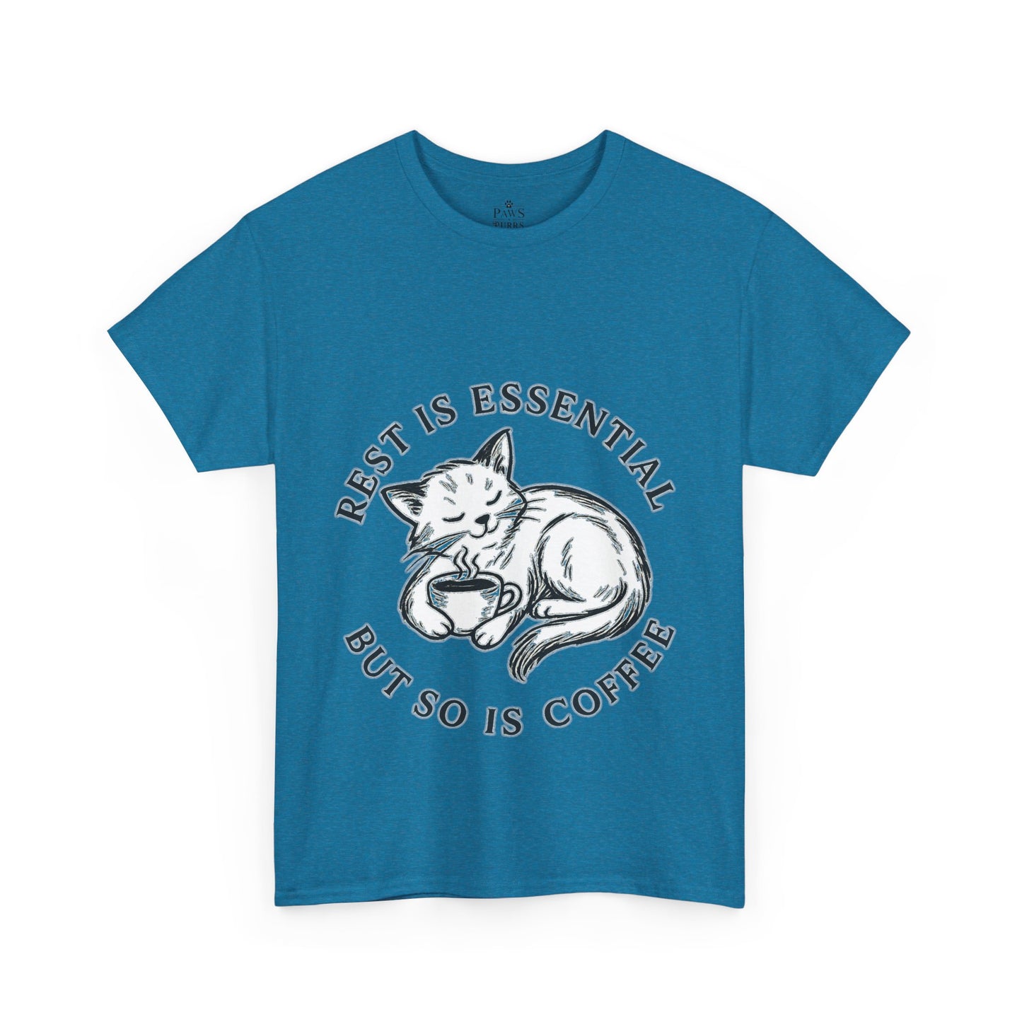 Rest Is Essential Coffee Cat - Classic Unisex T-Shirt