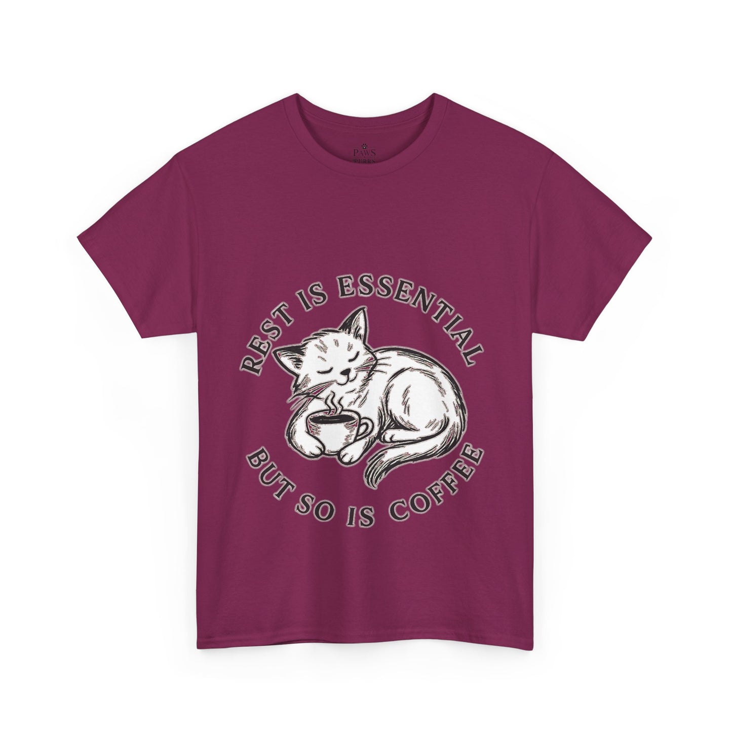 Rest Is Essential Coffee Cat - Classic Unisex T-Shirt