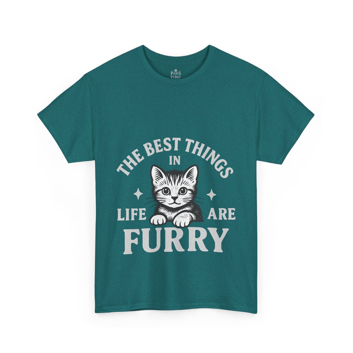 The Best Things in Life are Furry - Classic Cat Unisex T-Shirt