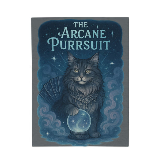 The Arcane Purrsuit - Velveteen Blanket