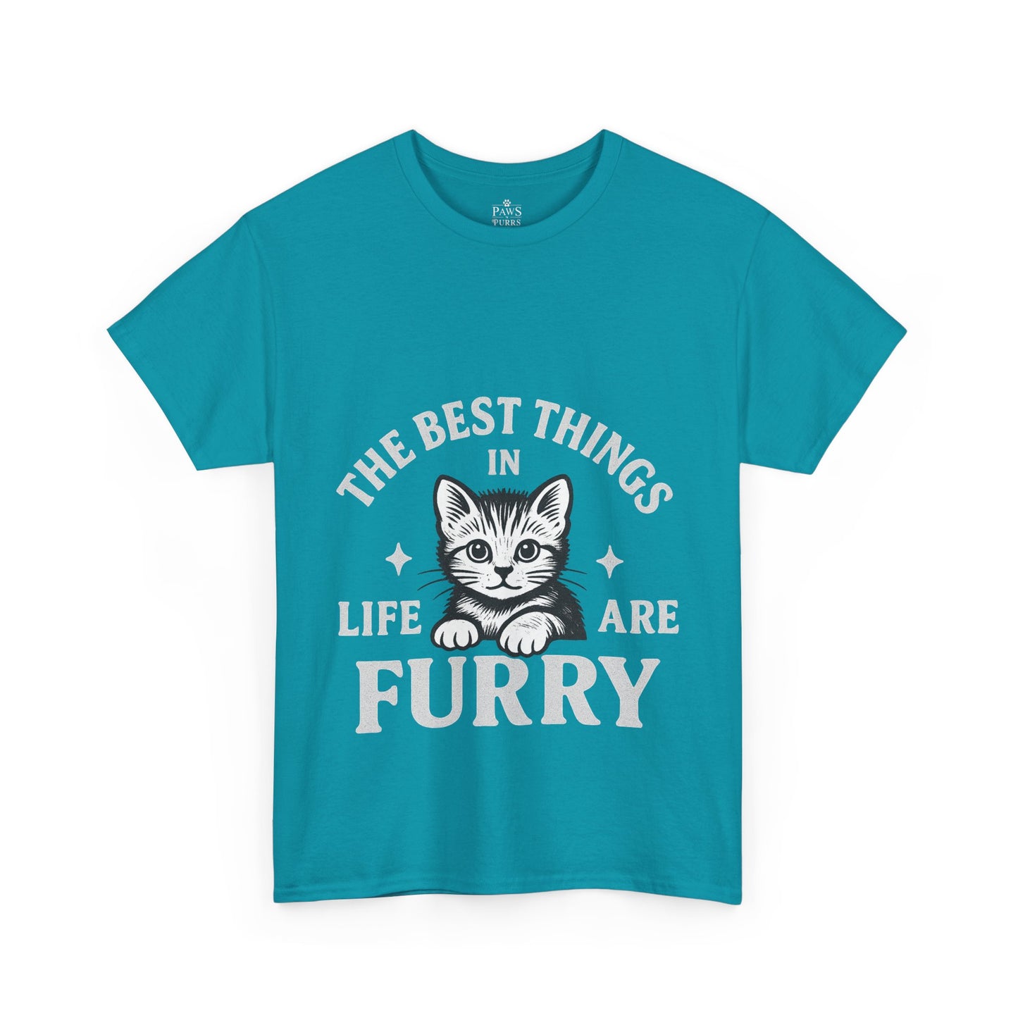 The Best Things in Life are Furry - Classic Cat Unisex T-Shirt