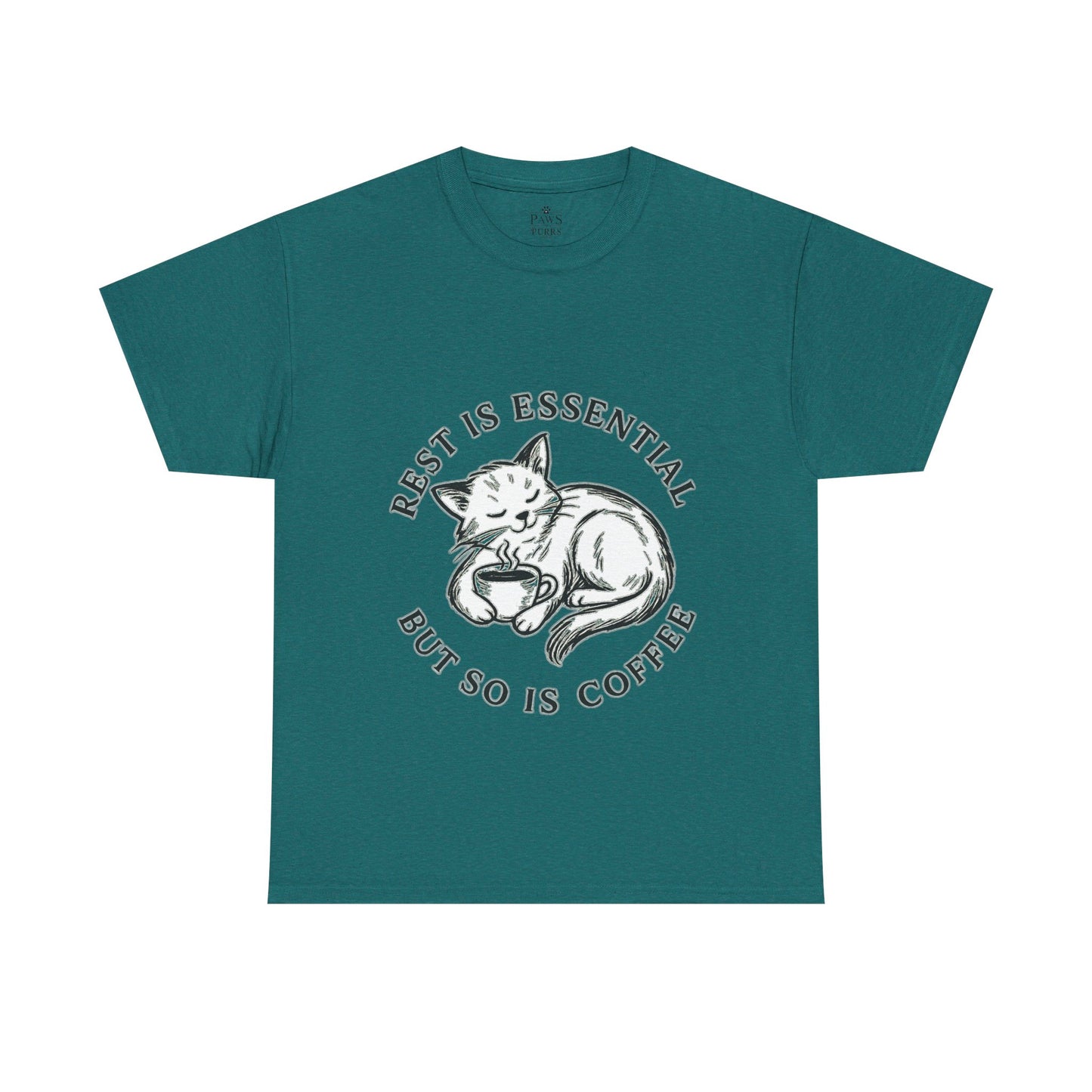 Rest Is Essential Coffee Cat - Classic Unisex T-Shirt