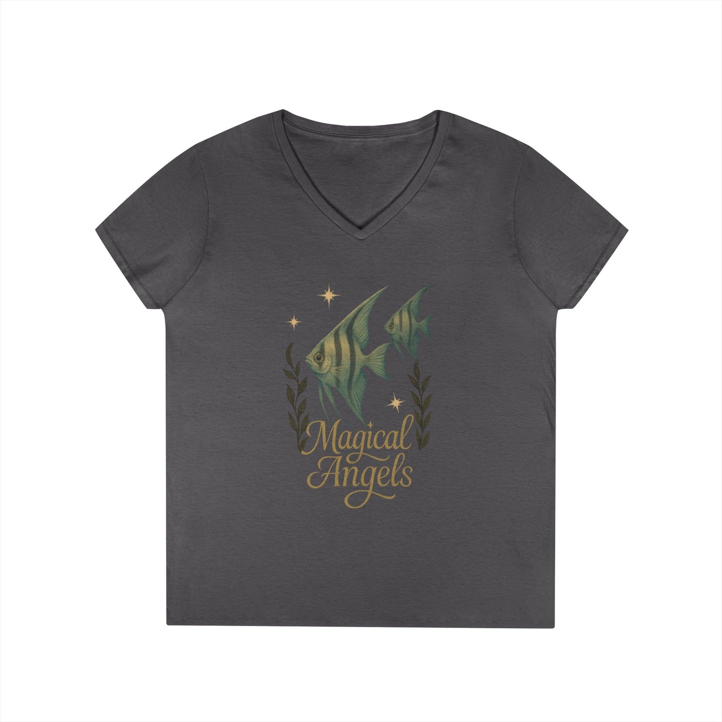 Magical Angels - Women's V-Neck T-Shirt