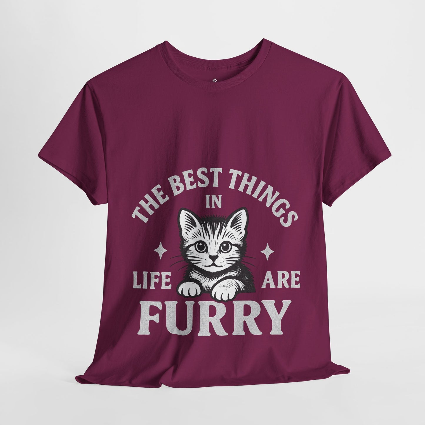 The Best Things in Life are Furry - Classic Cat Unisex T-Shirt