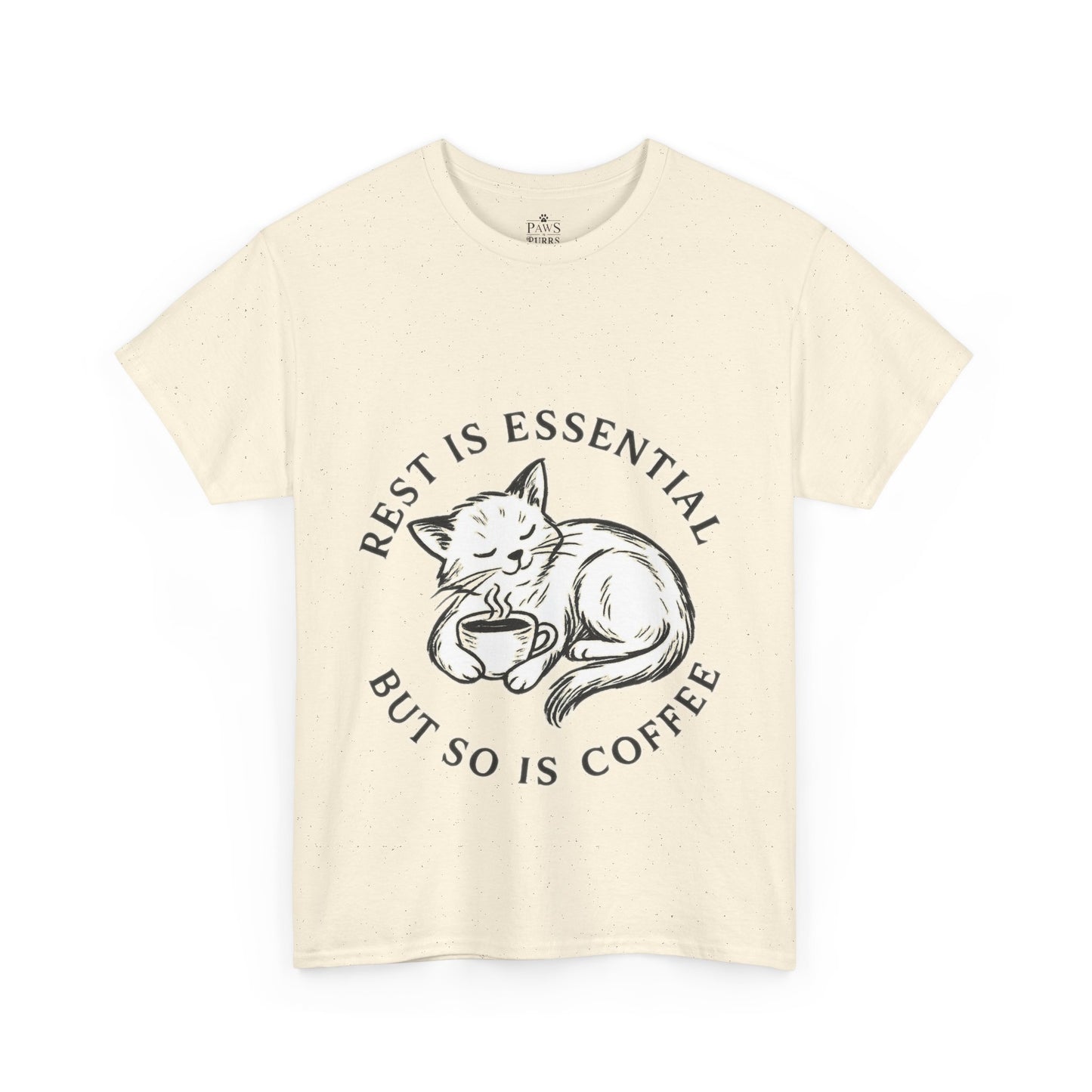 Rest Is Essential Coffee Cat - Classic Unisex T-Shirt