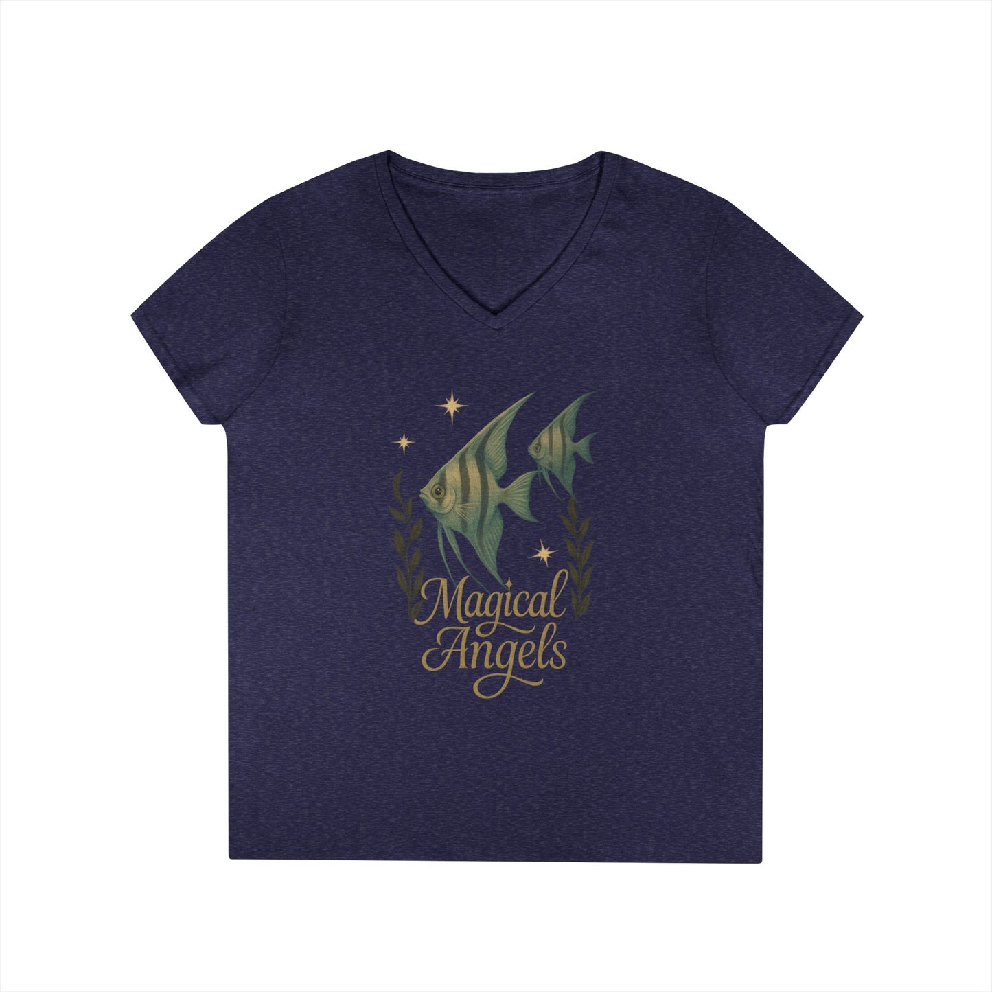 Magical Angels - Women's V-Neck T-Shirt