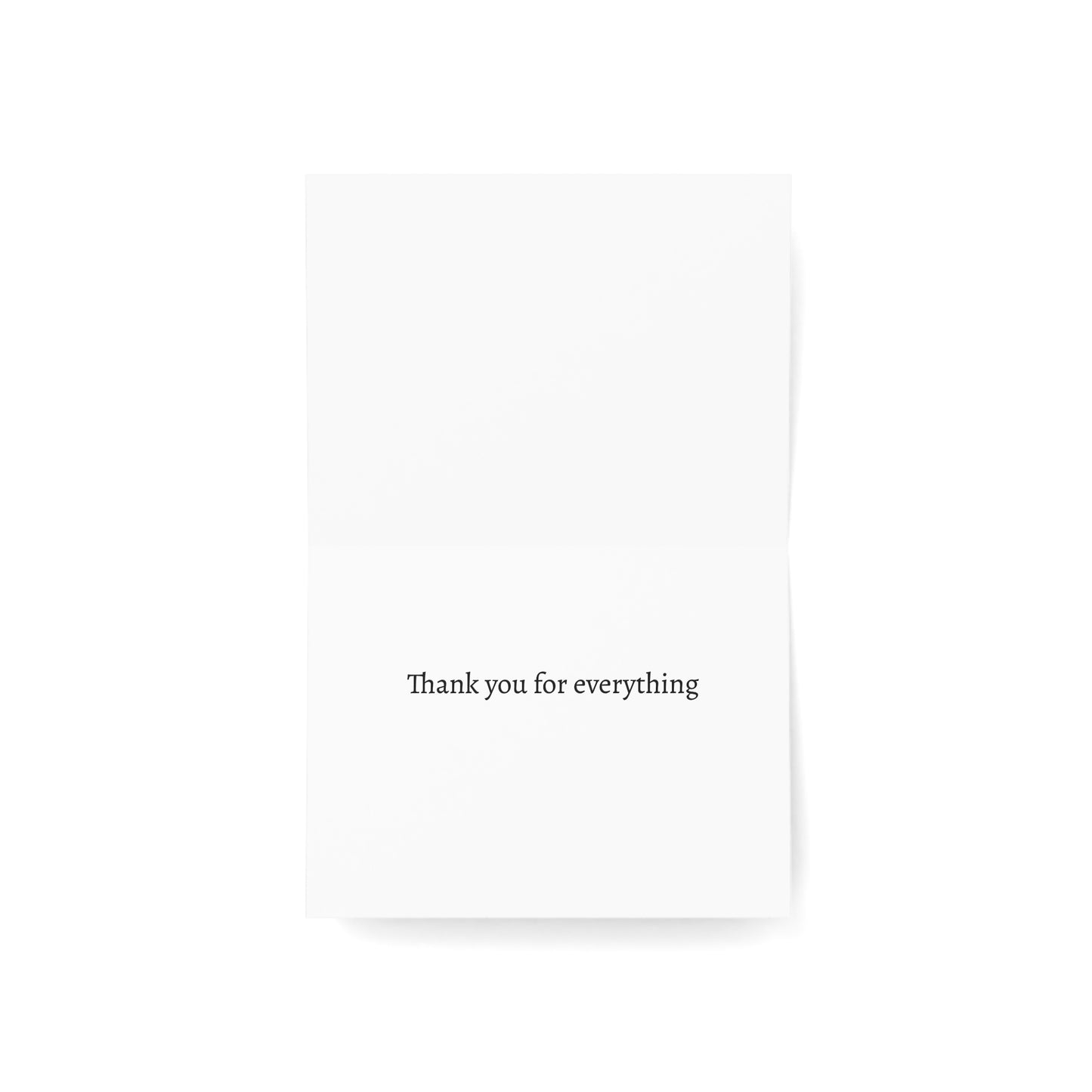 My Best Friend: Thank You – Cat Art Greeting Card