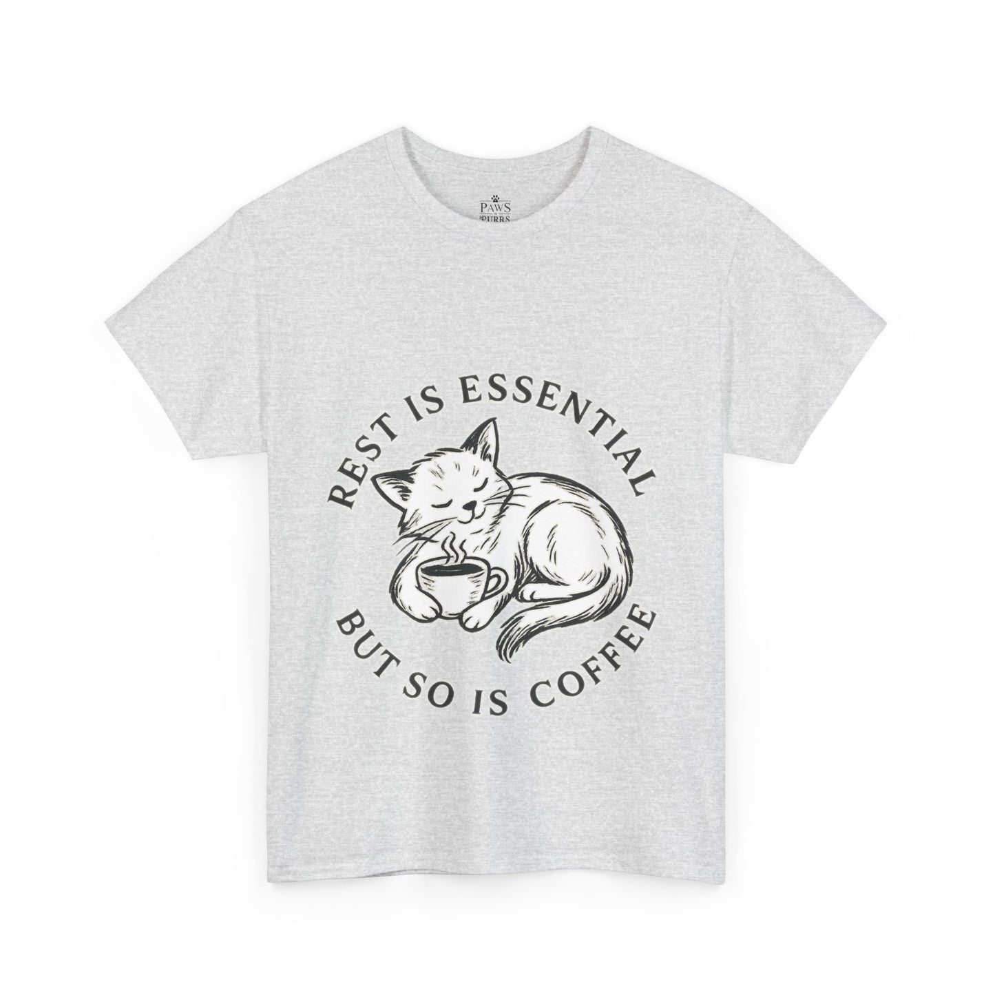 Rest Is Essential Coffee Cat - Classic Unisex T-Shirt