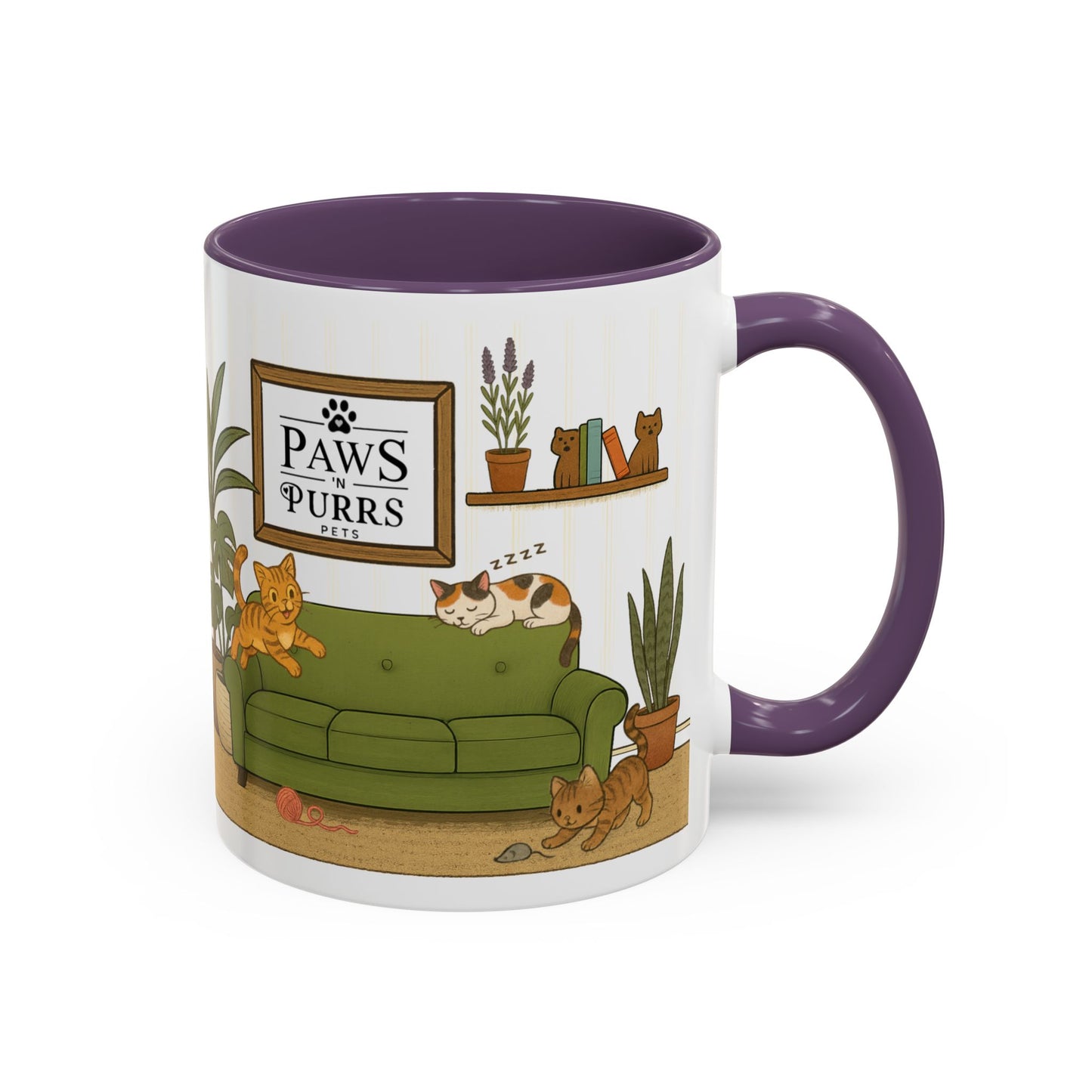 Cat House Zoomies – Cat Lovers Accent Mug