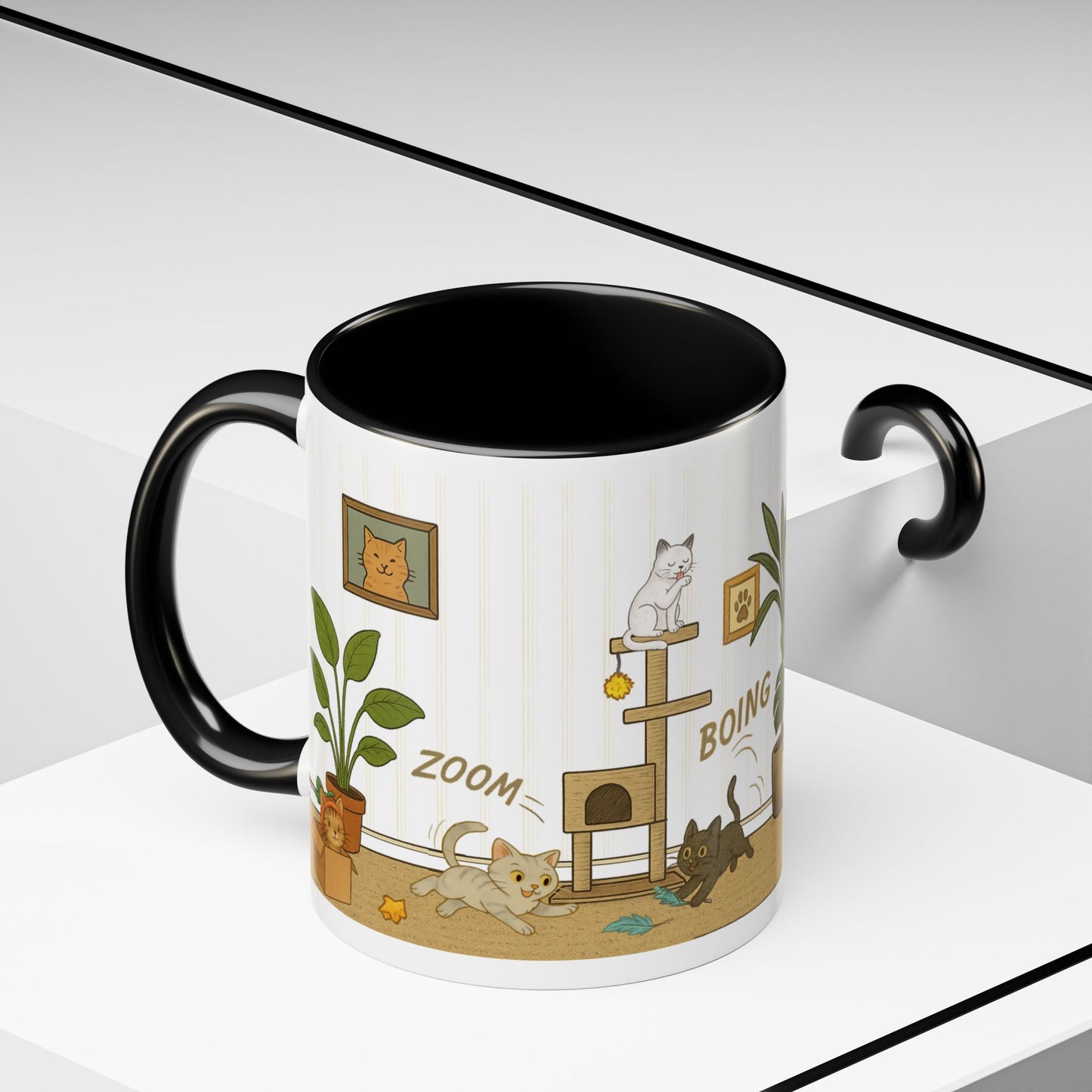 Cat House Zoomies – Cat Lovers Accent Mug