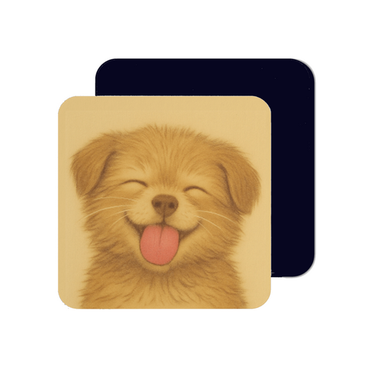 Puppy Licks - Neoprene 4" Coasters