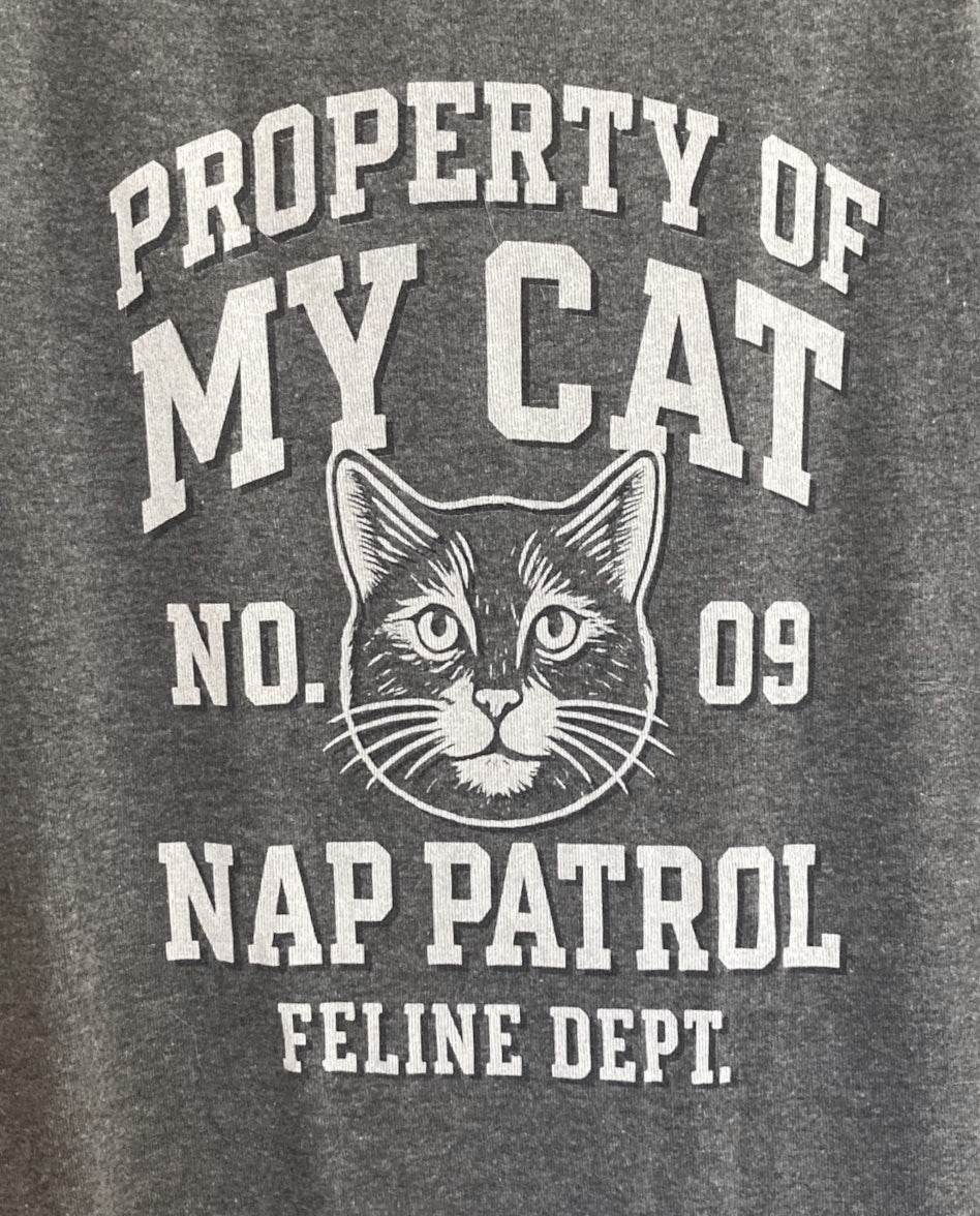 Property of My Cat Nap Patrol - Women's Micro Ribbed Tank