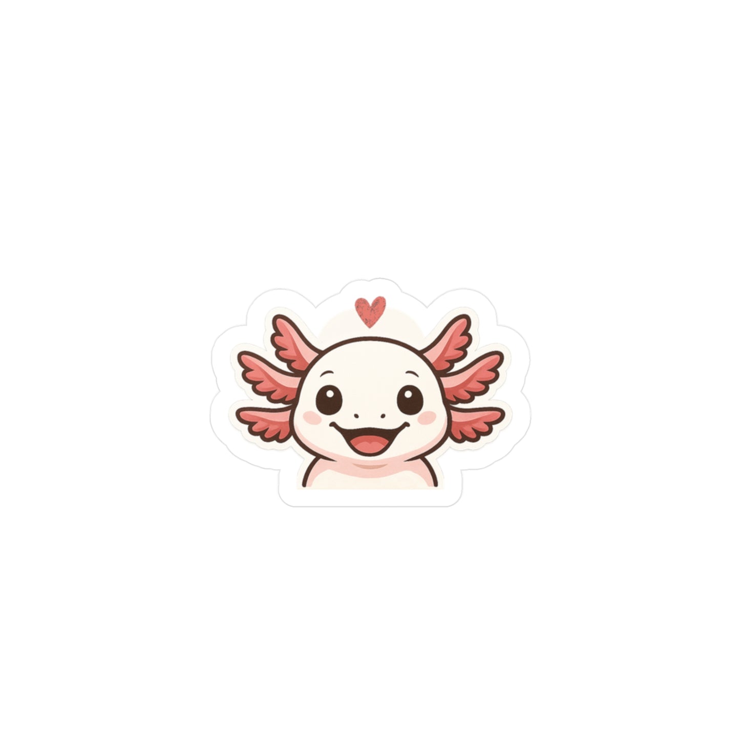 Axolotl Love - Fish Sticker