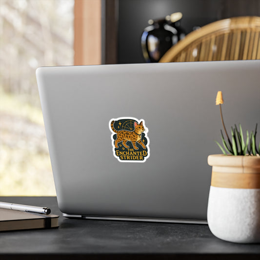 The Enchanted Strider - Bengal Cat Sticker