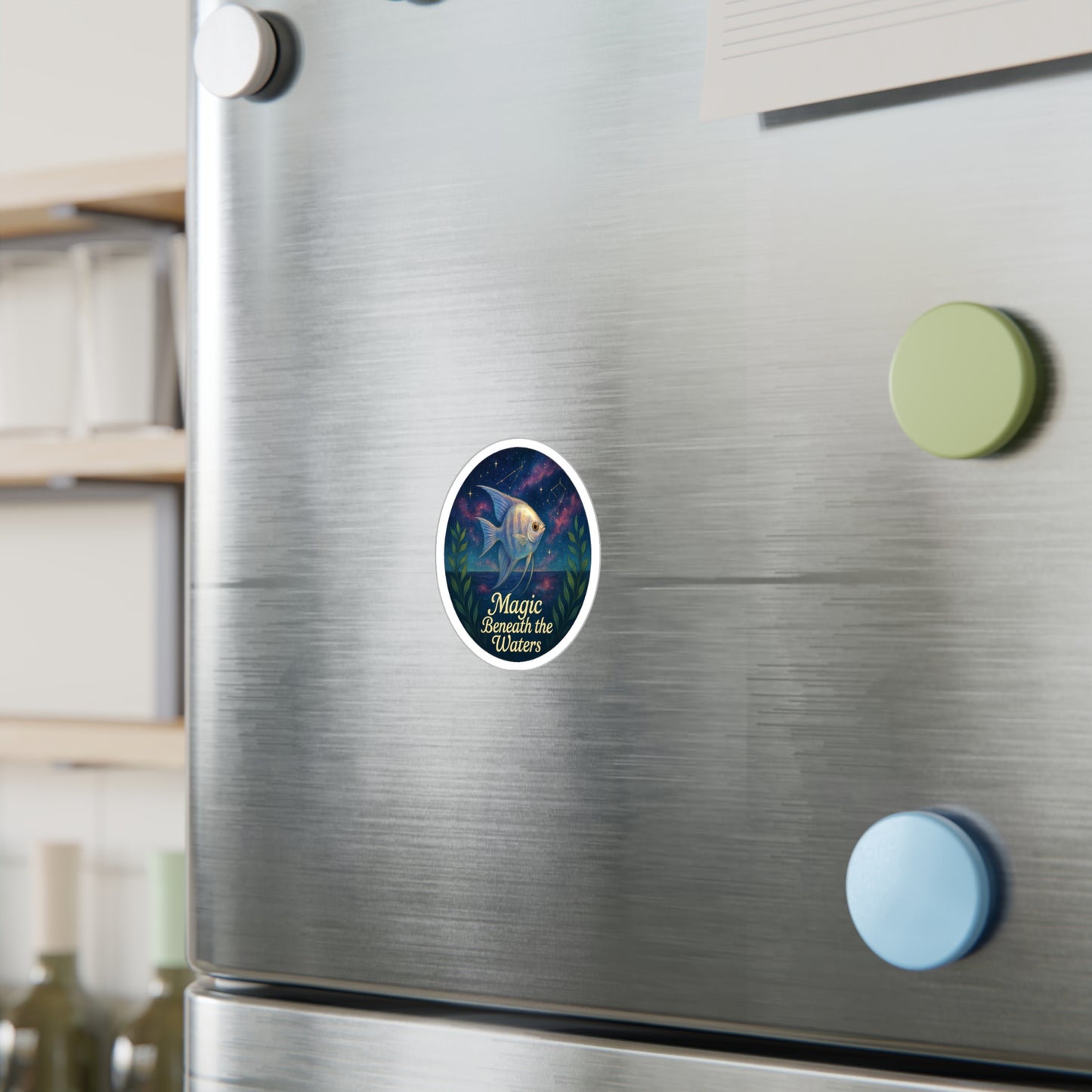 Magic Beneath the Waters - Angel Fish Sticker