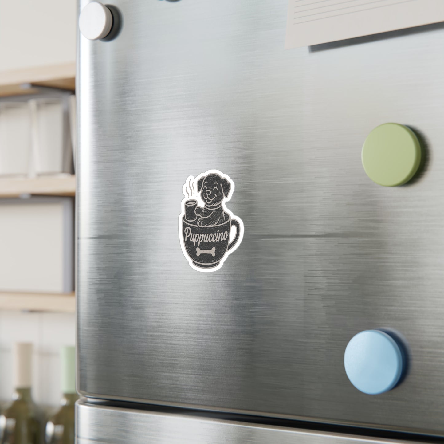 Puppuccino Coffee Pup - Dog Sticker