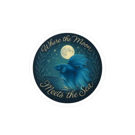 Mystical Fish Set - Betta & Angelfish Stickers