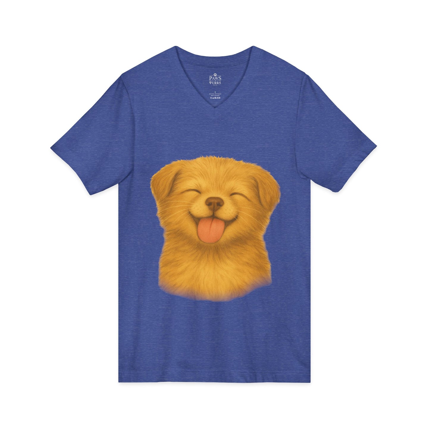 Puppy Lick - V-Neck Unisex T-Shirt