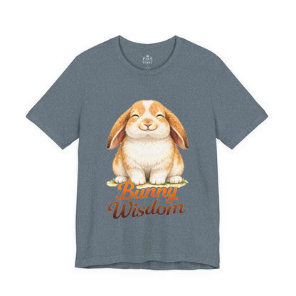 Bunny Wisdom - Soft Unisex Cat T-Shirt