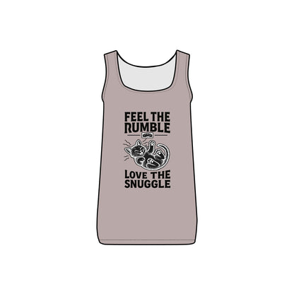 Feel the Rumble, Love the Snuggle - Women's Micro Ribbed Tank