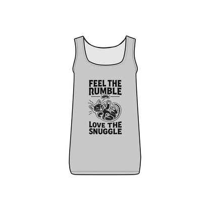 Feel the Rumble, Love the Snuggle - Women's Micro Ribbed Tank